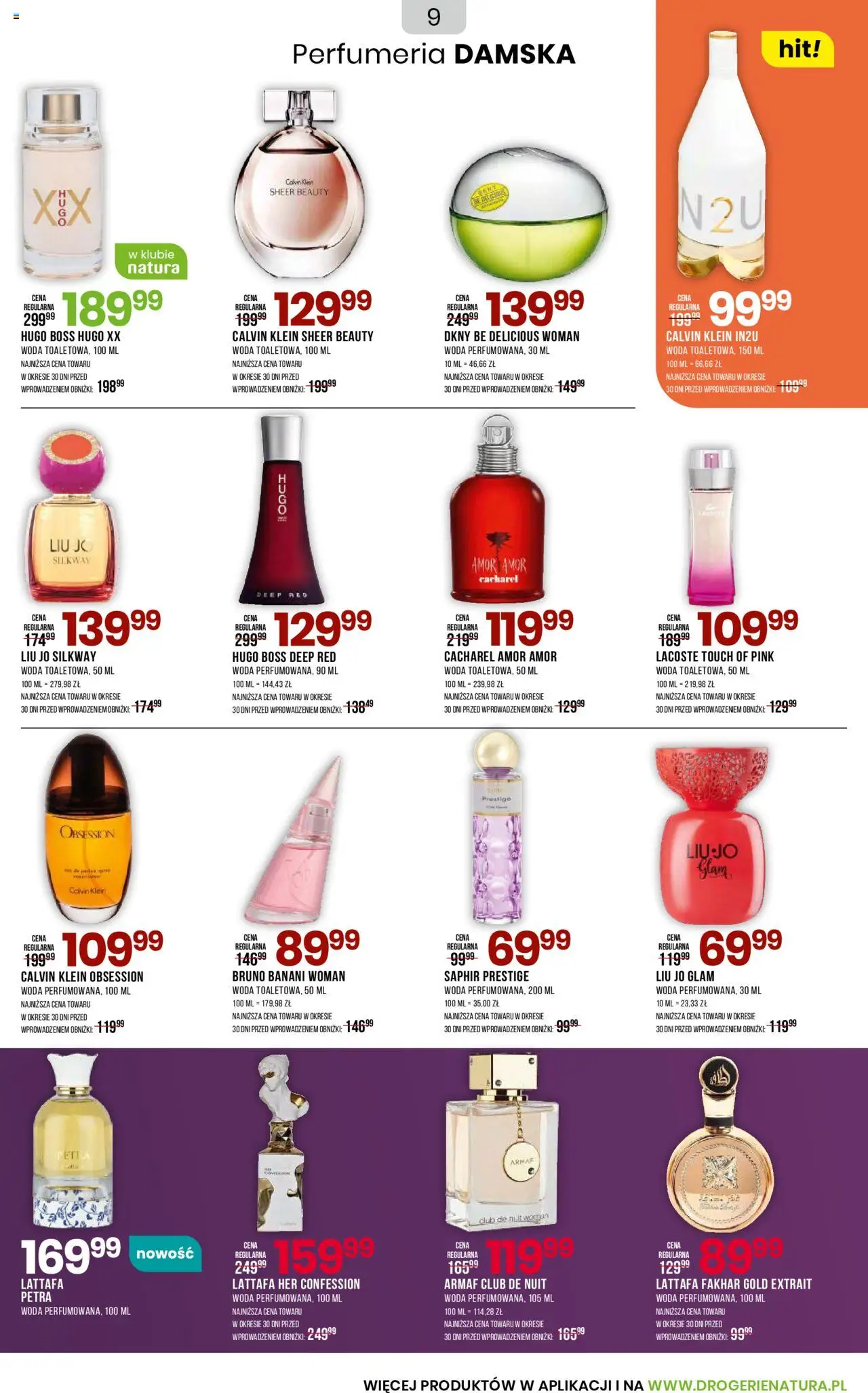 Drogerie Natura Gazetka od 20.09.2025 | Strona: 9 | Produkty: Woda
