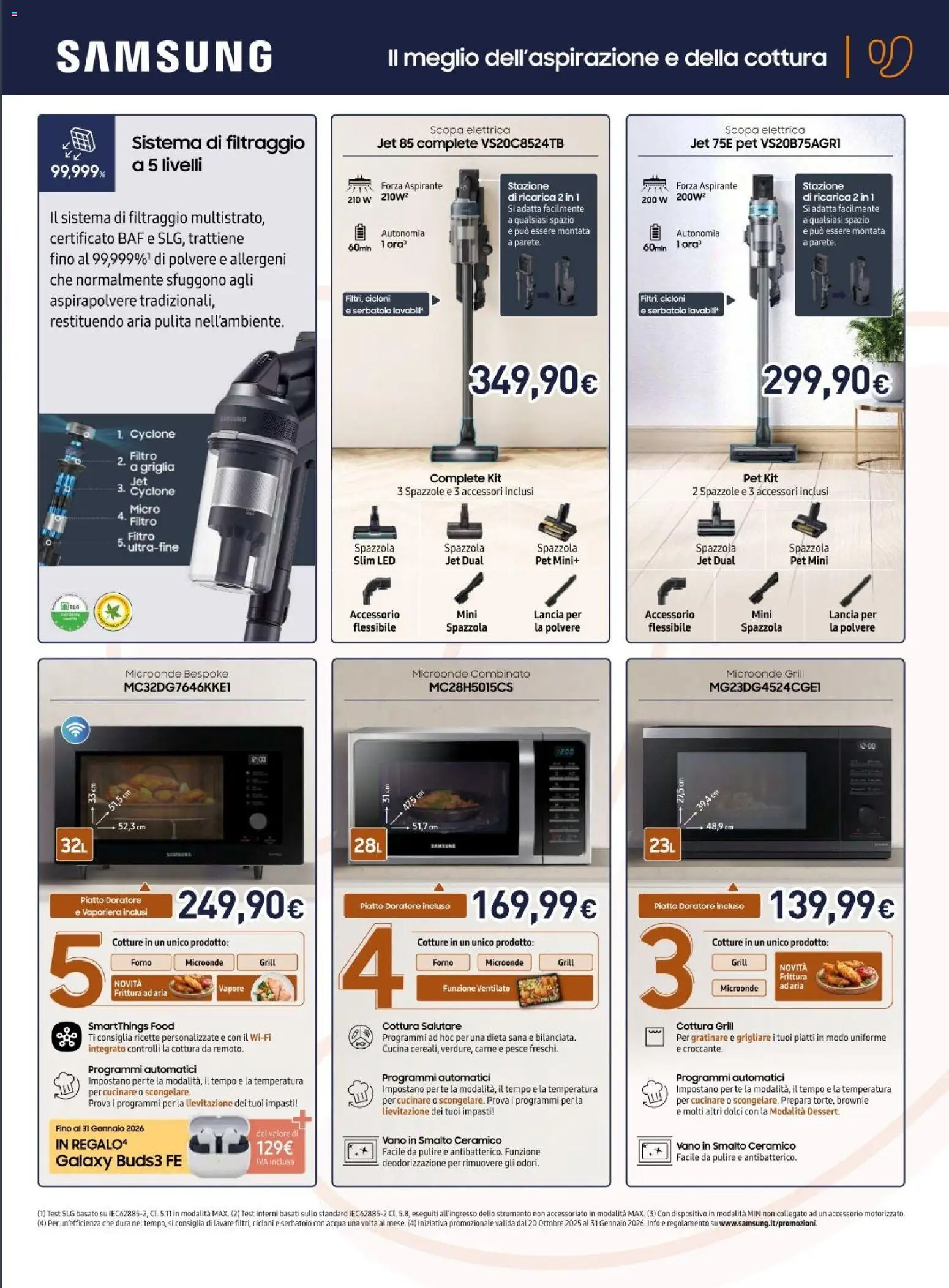 Volantino Unieuro del 06.12.2025 | Pagina: 41 | Prodotti: Pesce, Acqua, Scopa, Aspirapolvere
