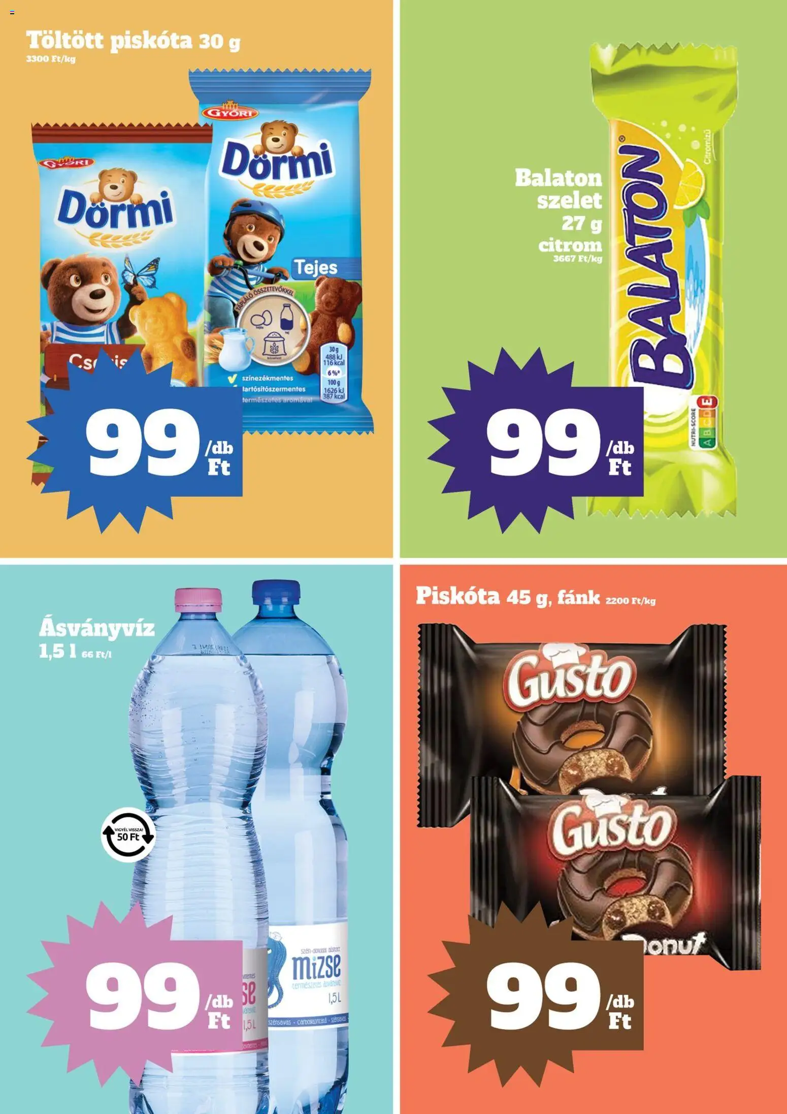 Family Diszkont akciós ujság - amely érvényes a következő dátumtól: 02.04.2026 | Oldal: 3 | Termékek: Piskóta, Fánk, Ásványvíz, Citrom