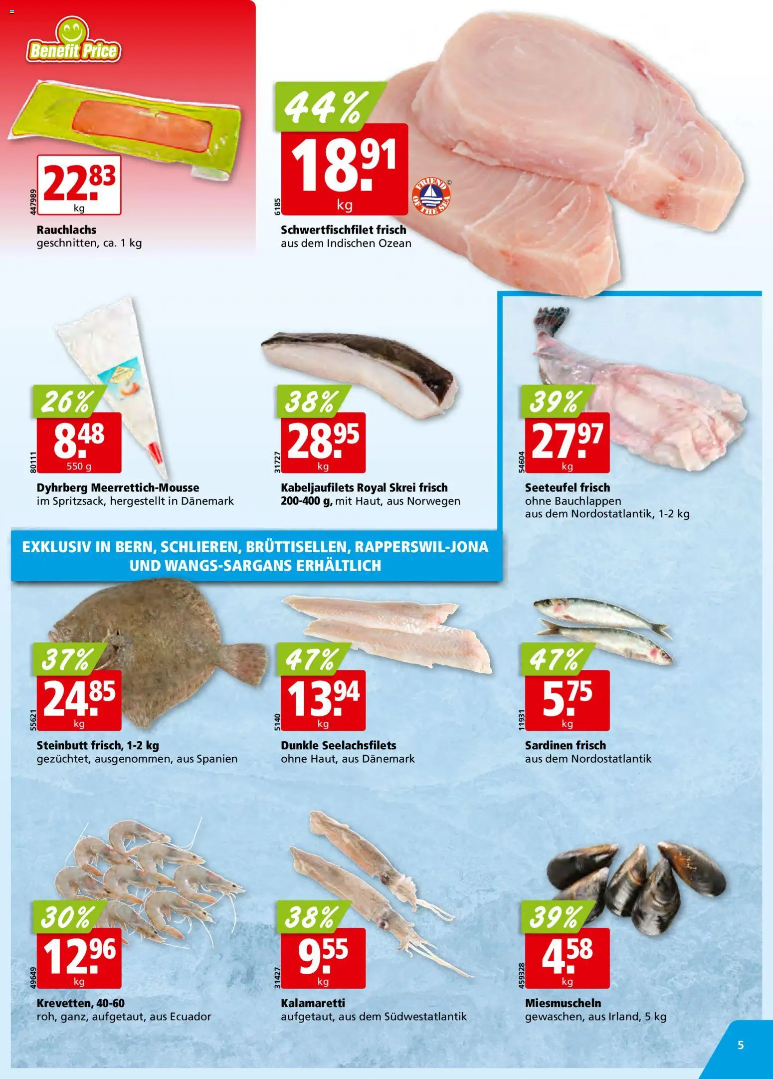 Aligro Aktionen Schlieren, Gossau SG, Frauenfeld, Rapperswil-Jona, Sargans, Bern, Brüttisellen, Pratteln, Emmen, Spreitenbach – gültig ab 09.02.2026 | Seite: 5