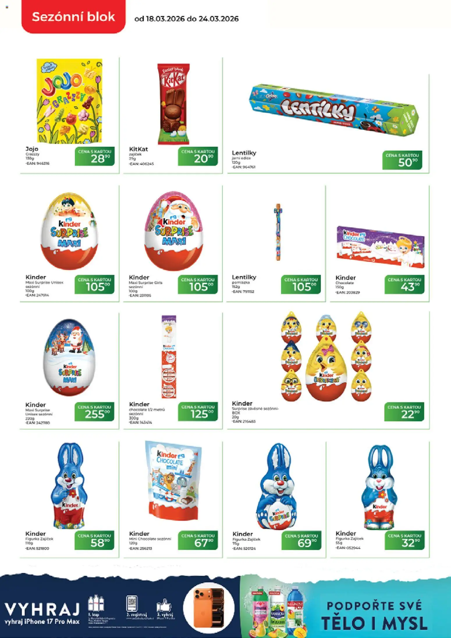 Tamda Foods leták od 18.03.2026 | Strana: 6 | Produkty: Jojo, Iphone, Blok, Lentilky