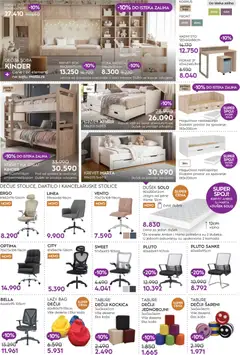 Matis katalog - pregled Matis kataloga - važi od 01.03.2026 | Strana: 14 | Proizvode: Krevet, Dušek, Sto, Tabure