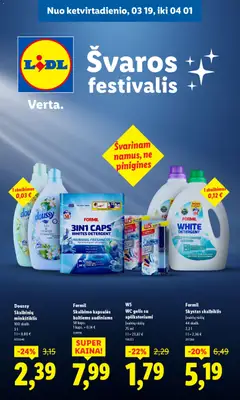 LIDL leidinys galioja nuo 19.03.2026