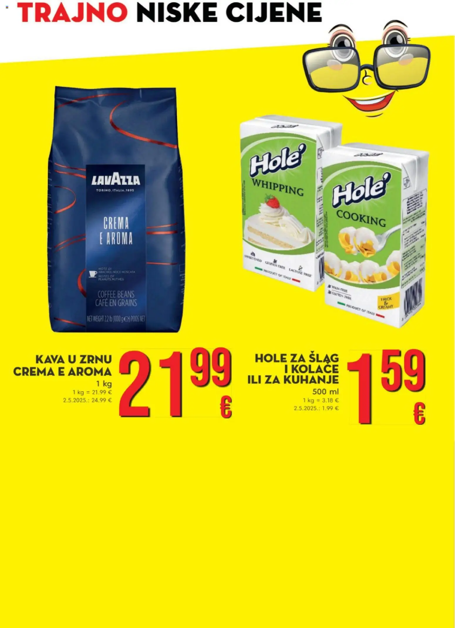 Stanić Diskont katalog | vrijedi od 16.01.2026 | Stranica: 13 | Proizvodi: Kava u zrnu, Kava, Šlag