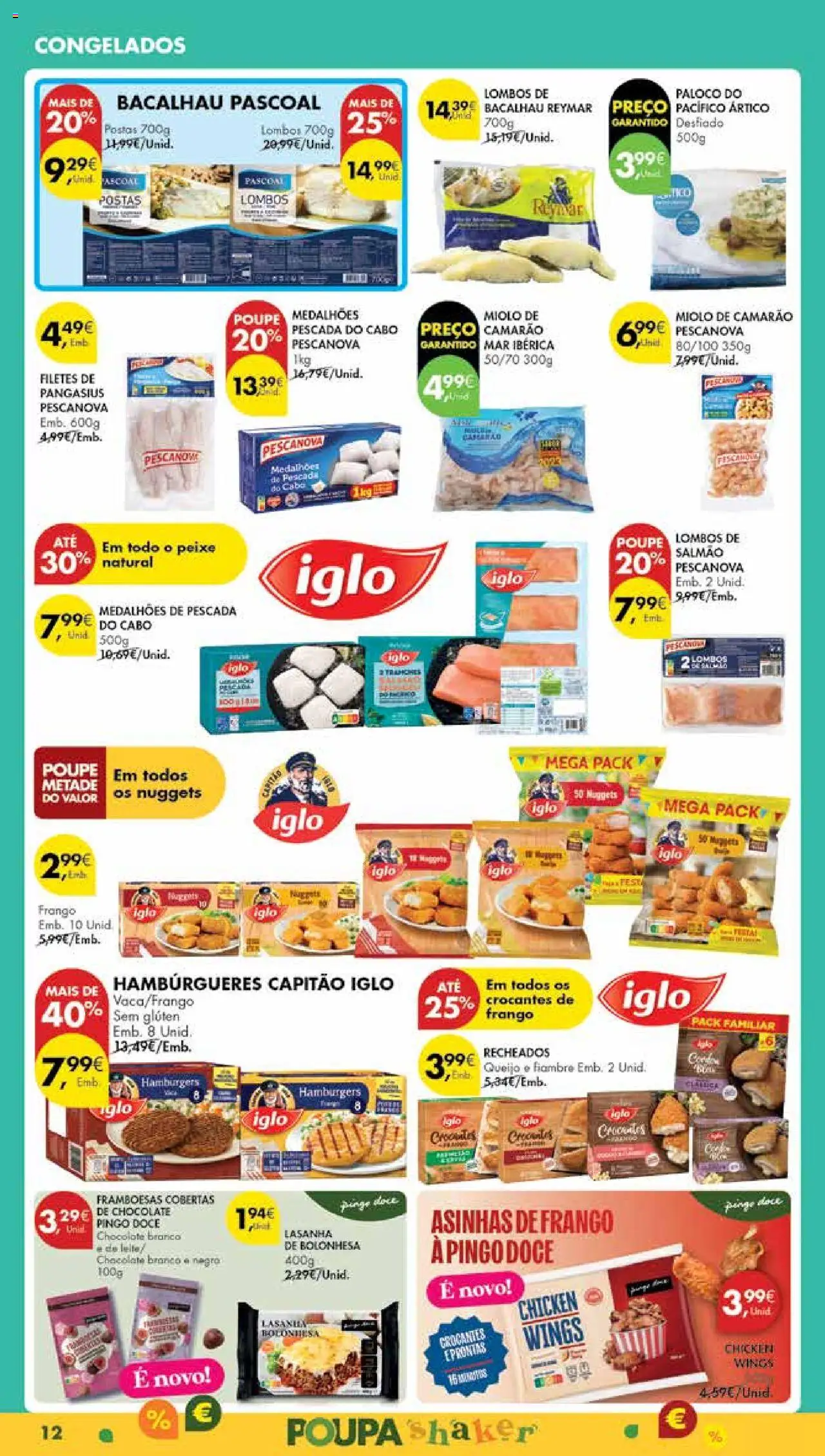 Pingo Doce Poupe Esta Semana Madeira │ válido de 05.08.2025 | Página: 12 | Produtos: Bacalhau, Framboesas, Camarão, Peixe