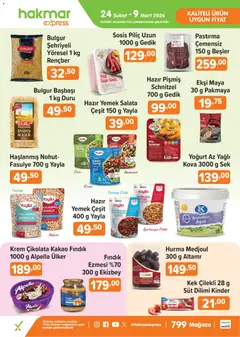 24.02.2026 tarihinden itibaren geçerli olan Hakmar Express kataloğu önizlemesi