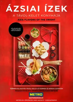 Metro - Ázsiai ízek katalógus - amely érvényes a következő dátumtól: 02.05.2025