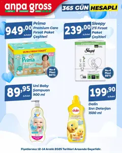 12.12.2025 tarihinden itibaren geçerli olan Anpa Gross kataloğu önizlemesi