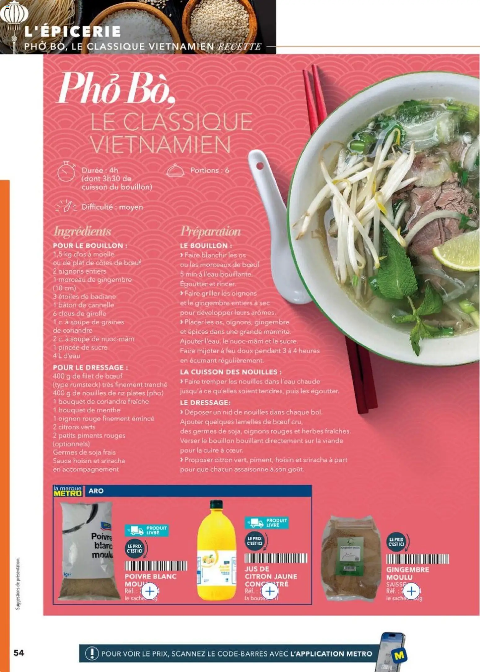 {H1} | Page: 54 | Produits: Soupe, Viande, Rumsteck, Oignons
