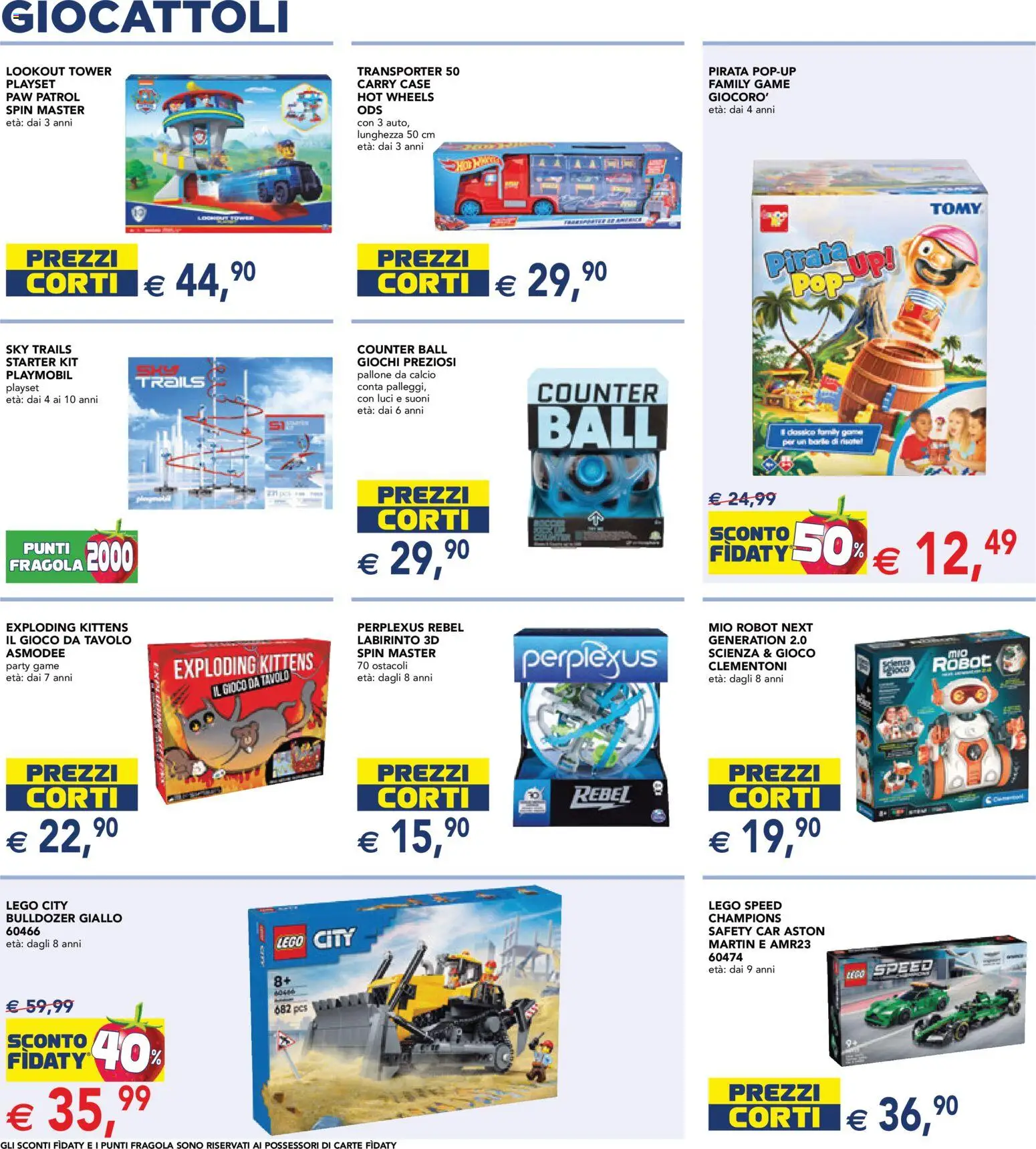 Volantino Esselunga S del 07.11.2025 | Pagina: 21 | Prodotti: Pallone, Gioco, Robot, Tavolo