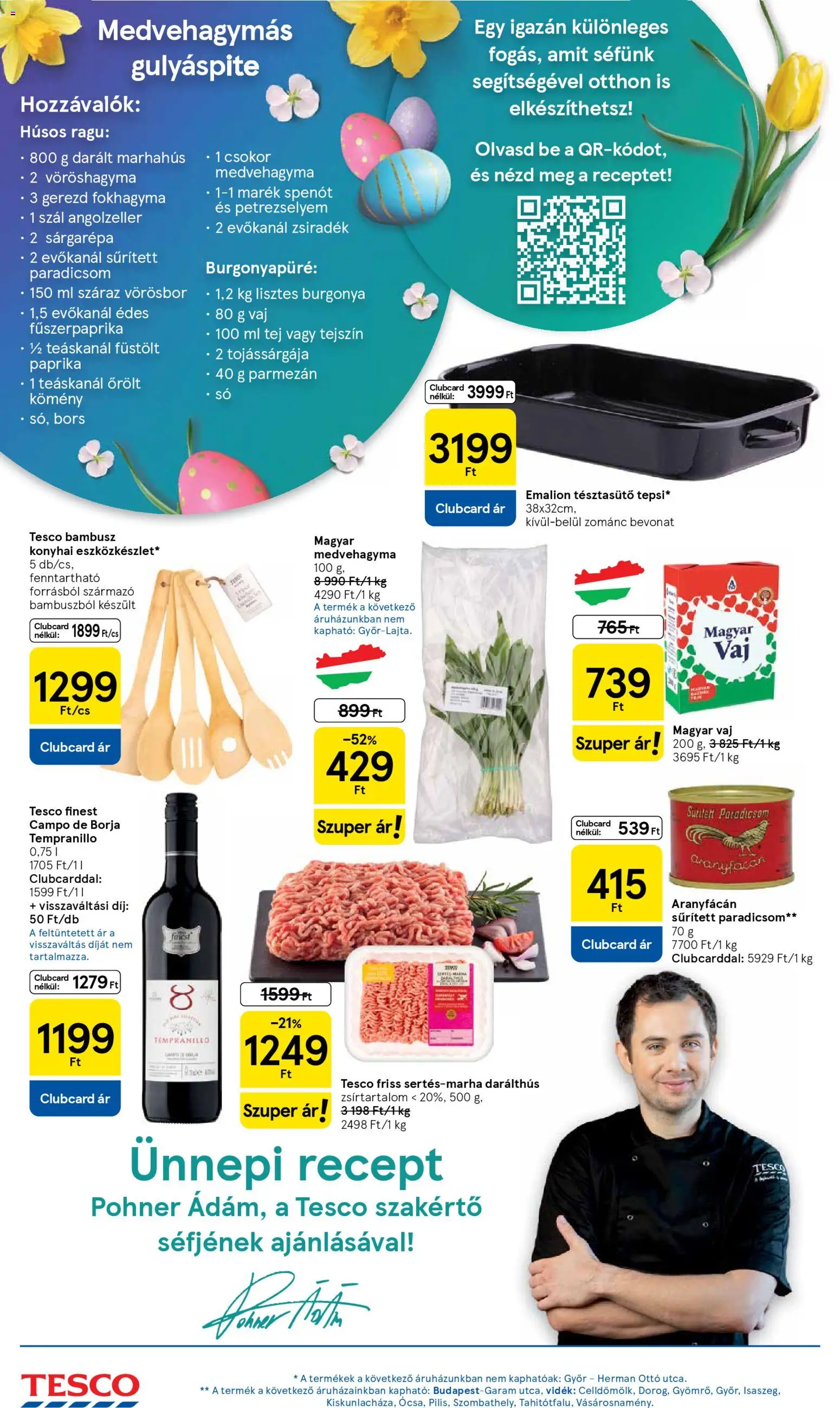 Tesco akciós ujság - amely érvényes a következő dátumtól: 31.03.2026 | Oldal: 4 | Termékek: Fokhagyma, Sűrített paradicsom, Sárgarépa, Vöröshagyma