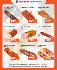 Ofertele Unicarm valabile de la 09.04.2026