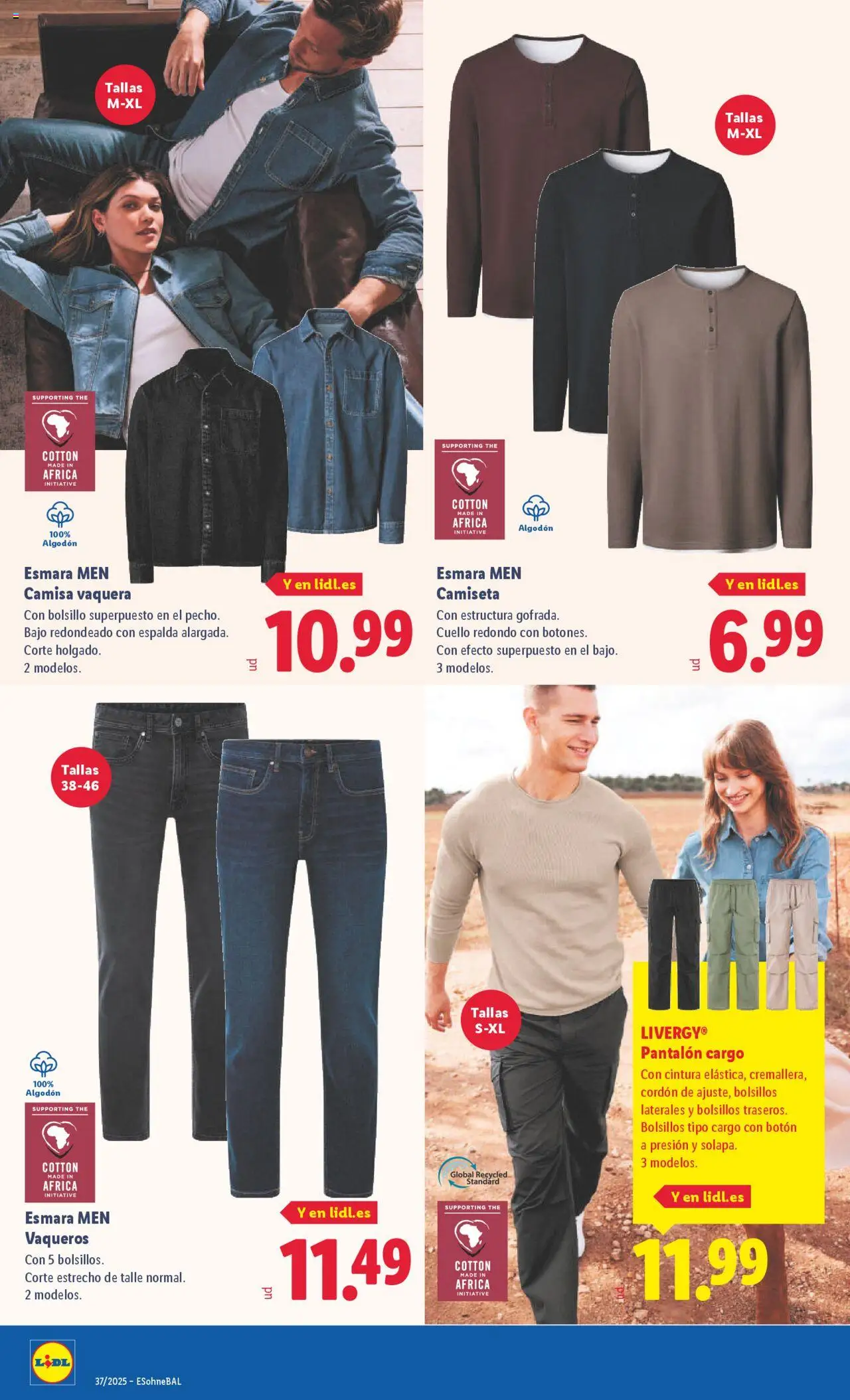 Lidl folleto de bazar │ válido desde el 08.09.2025 | Página: 18 | Productos: Camisa