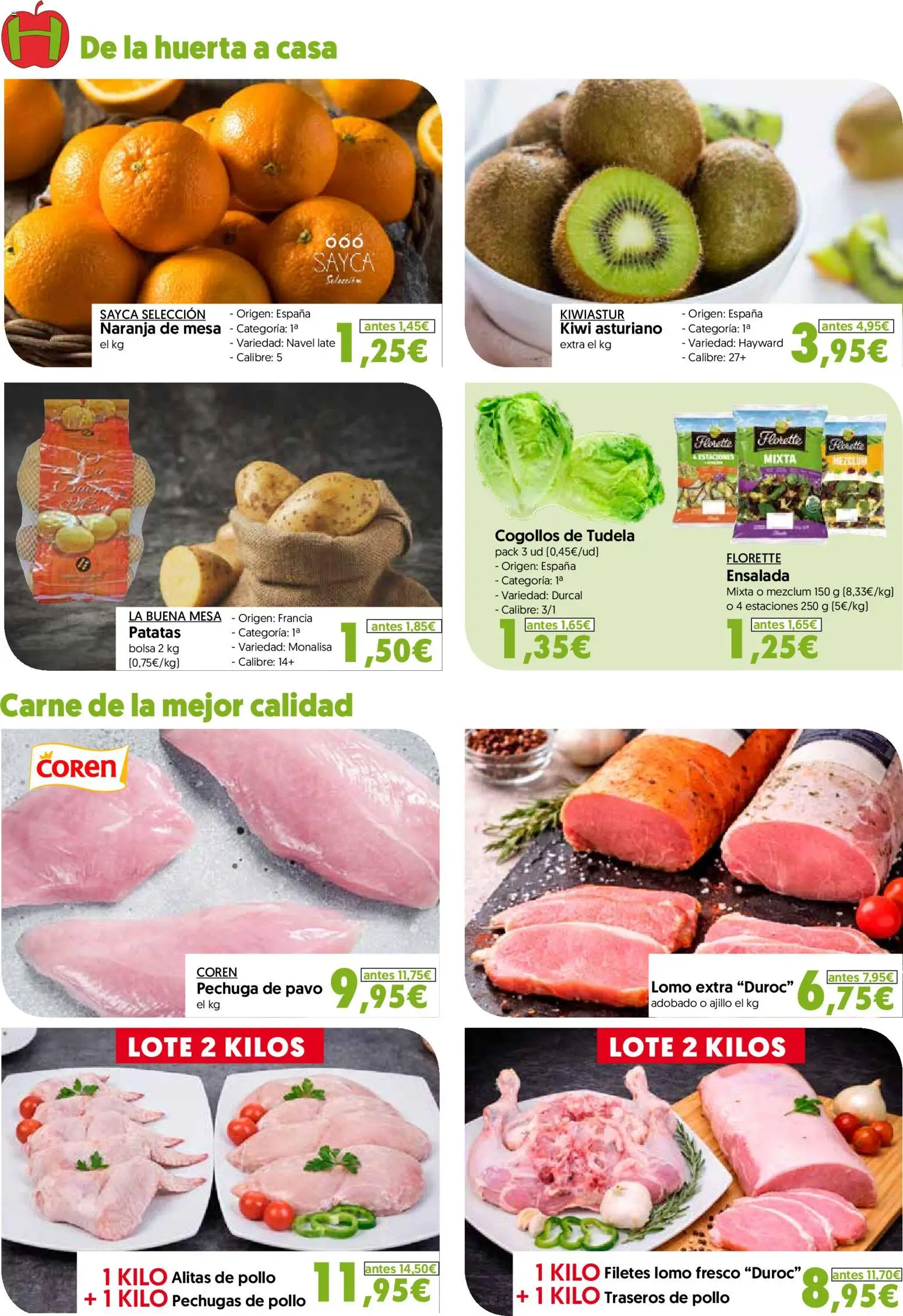 Hiper Usera folleto │ válido desde el 28.01.2026 | Página: 4 | Productos: Kiwi, Ensalada, Bolsa, Mesa
