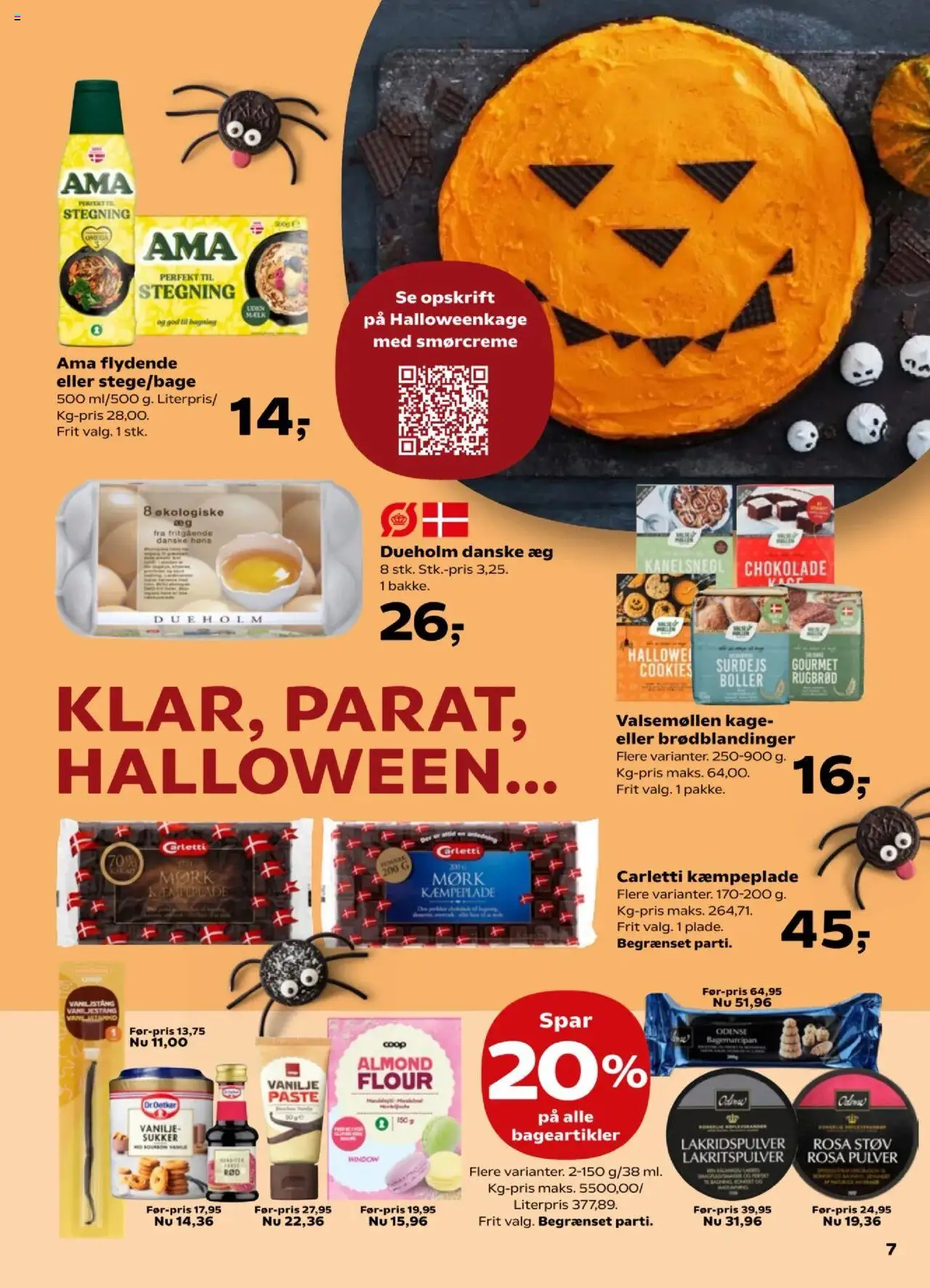 Super Brugsen tilbudsavis – gyldig fra 10.10.2025 | Side: 7 | Produkter: Æg, Chokolade, Cookies, Vanilje