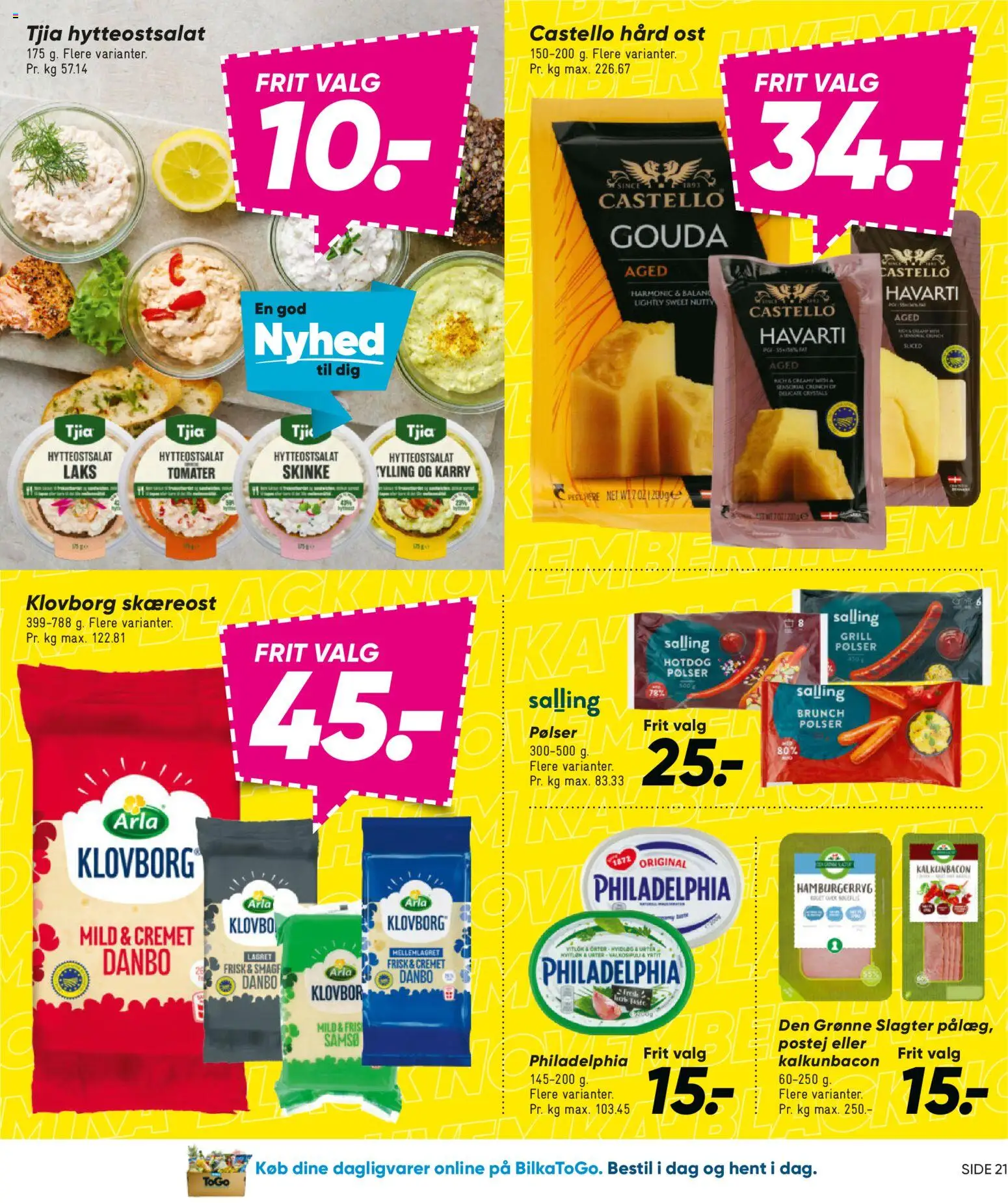 Bilka tilbudsavis – gyldig fra 14.11.2025 | Side: 31 | Produkter: Karry, Pølser, Hamburgerryg, Grill