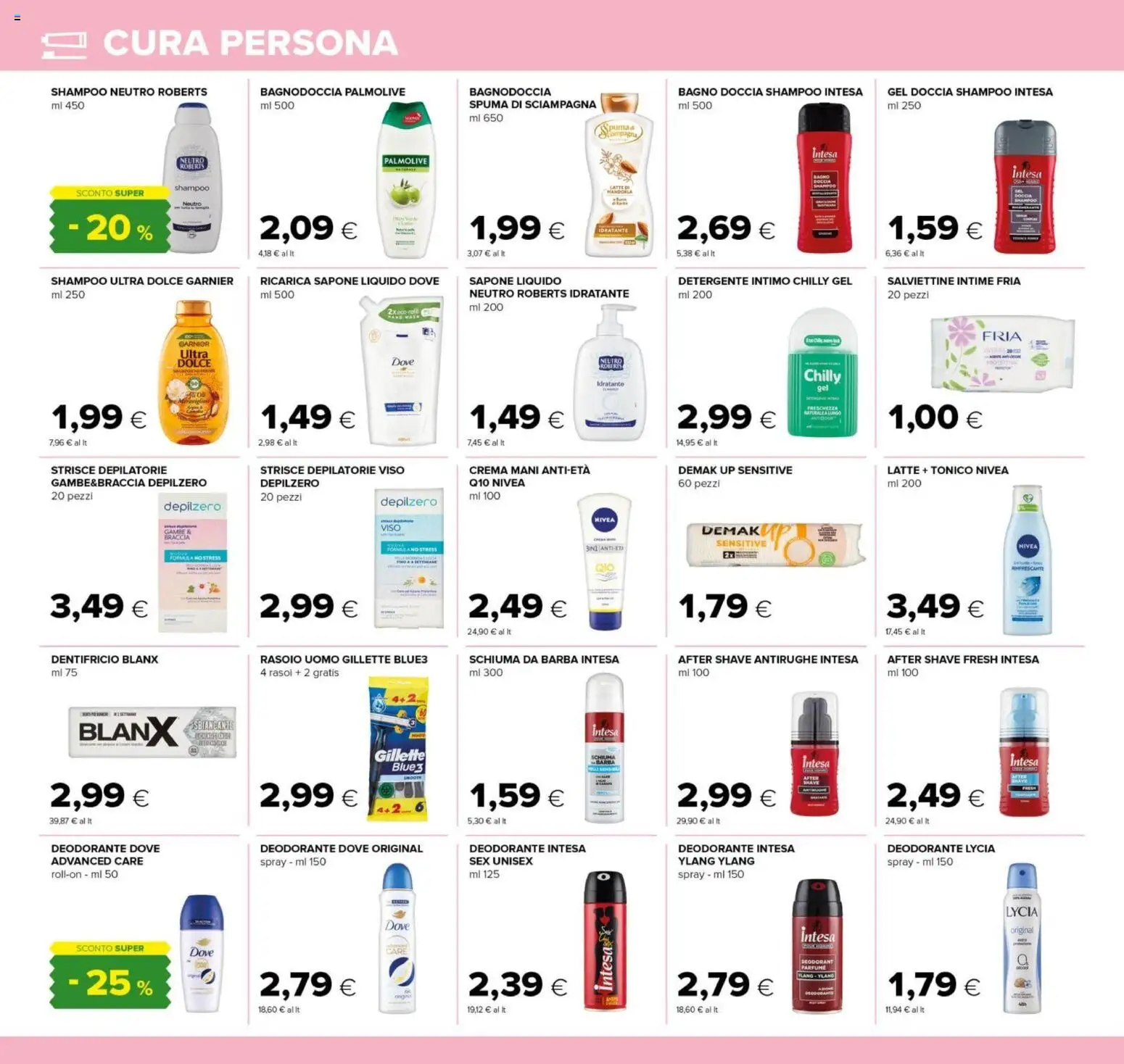 Volantino Tigre del 12.02.2026 | Pagina: 16 | Prodotti: Crema, Detergente, Bagno, Doccia