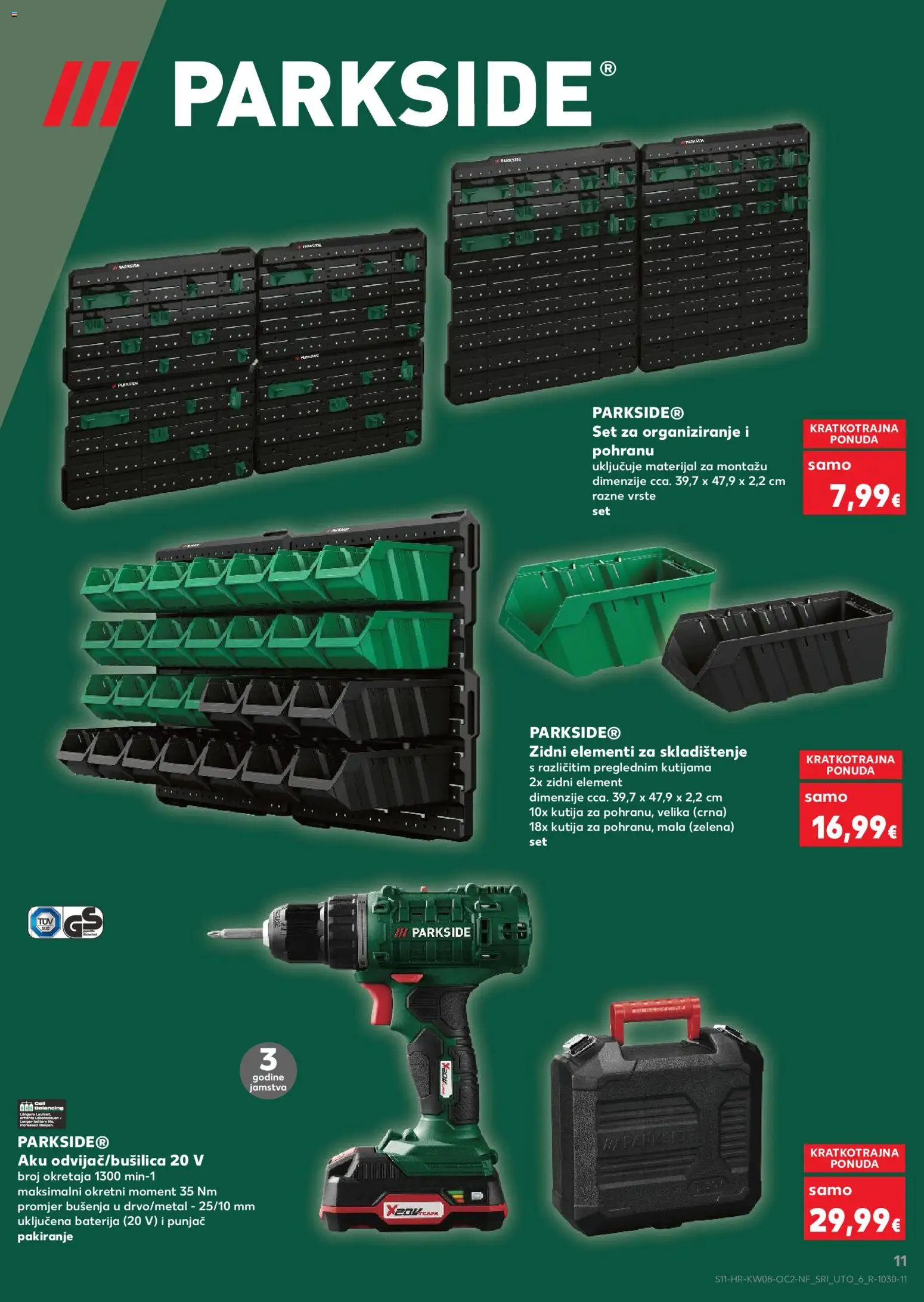 Kaufland katalog | vrijedi od 18.02.2026 | Stranica: 11 | Proizvodi: Kutija, Baterija, Parkside