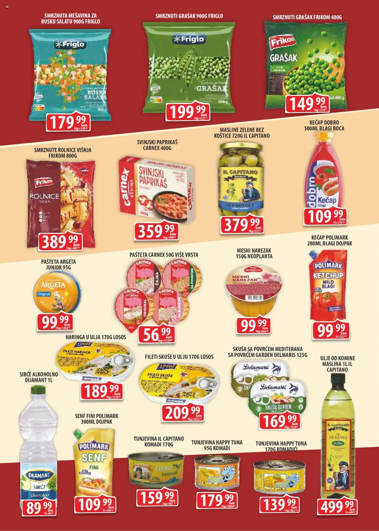 Fortuna Market katalog - važi od 13.08.2025 | Strana: 5 | Proizvode: Salata, Grašak, Višnja, Sirće