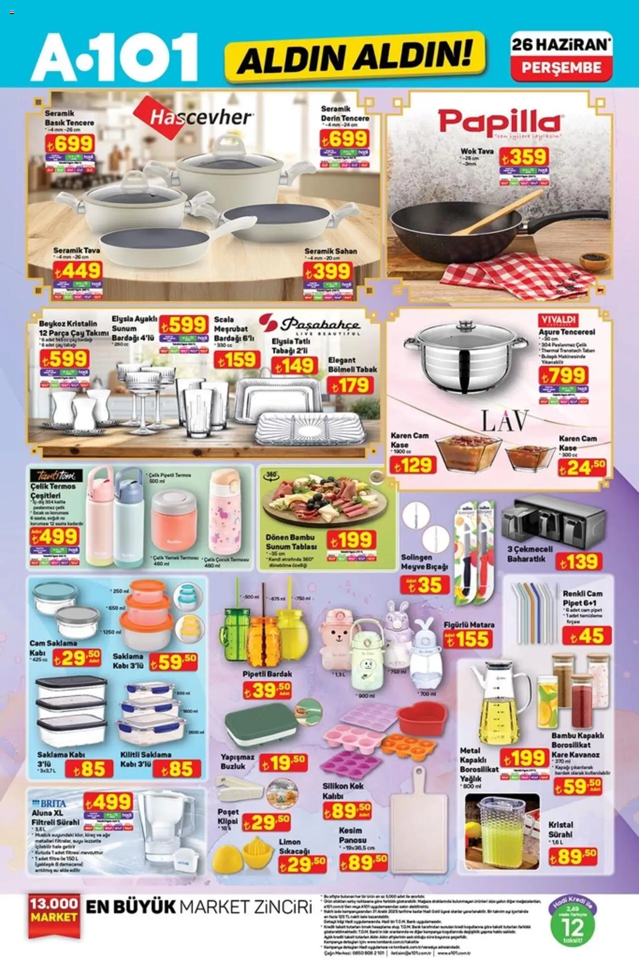 A101 Katalog Aldın Aldın - 26.06.2025 tarihinden itibaren geçerlidir | Sayfa: 11 | Ürünler: Çay, Zselatin, Limon, Sürahi