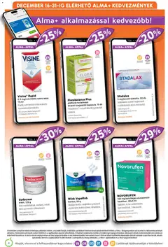 Alma Gyógyszertárak Akciós újság - amely érvényes a következő dátumtól: 01.12.2025 | Oldal: 4
