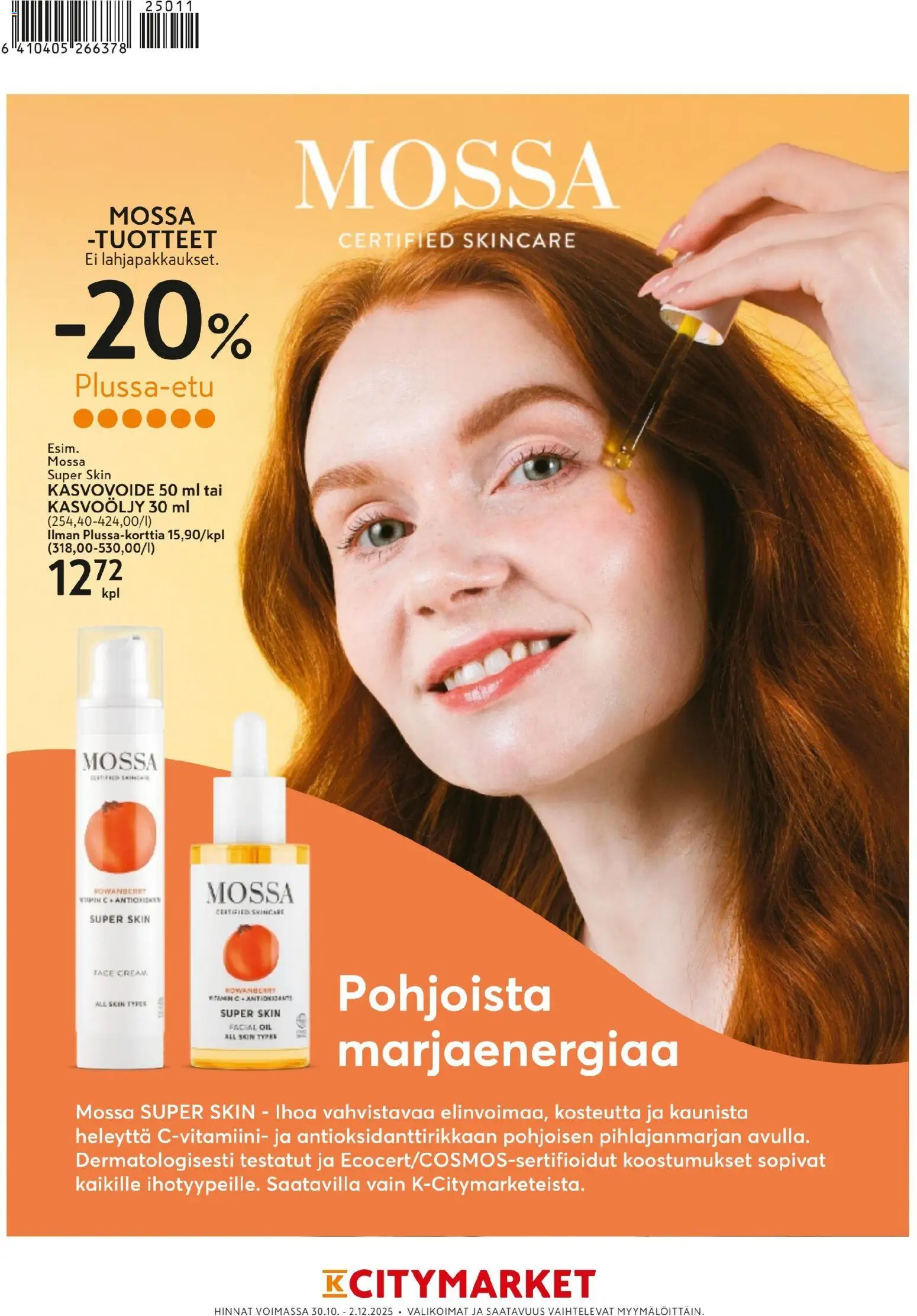 K-Market - Pirkka – voimassa 05.11.2025 alkaen | Sivu: 91 | Tuotteet: Kasvovoide