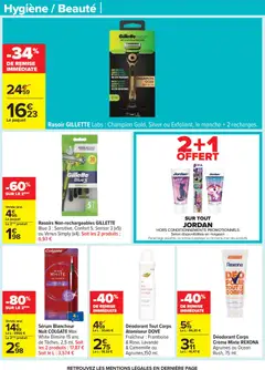 Carrefour - Prévisualisation de Carrefour Pâques pour tous les goûts valide à partir de 24.03.2026 | Page: 80 | Produits: Framboise, Serum, Rasoir, Déodorant