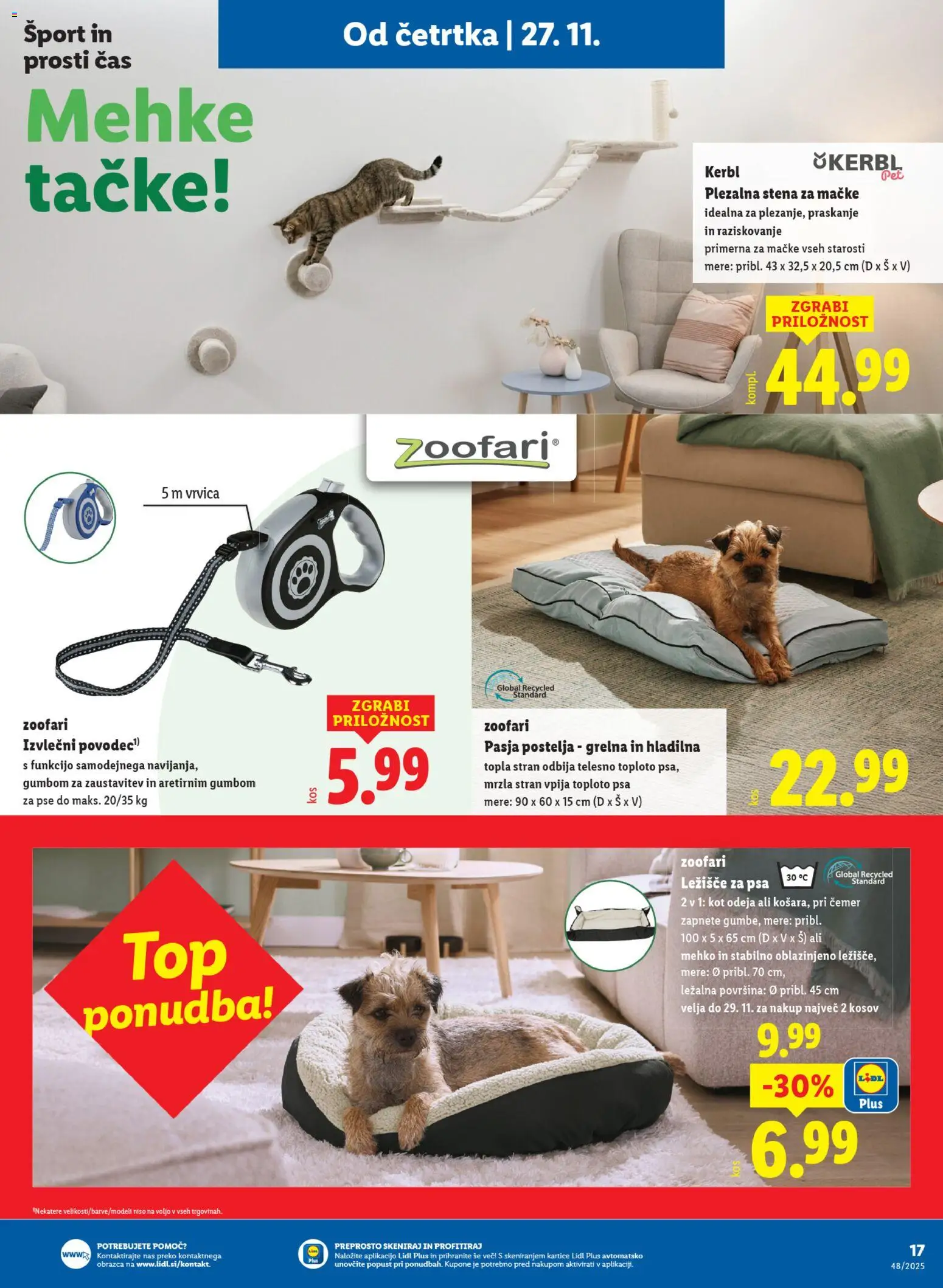 Novi Lidl katalog ponudbe – veljaven od 27.11.2025 | Stran: 29 | Izdelki: Ležišče, Postelja, Odeja