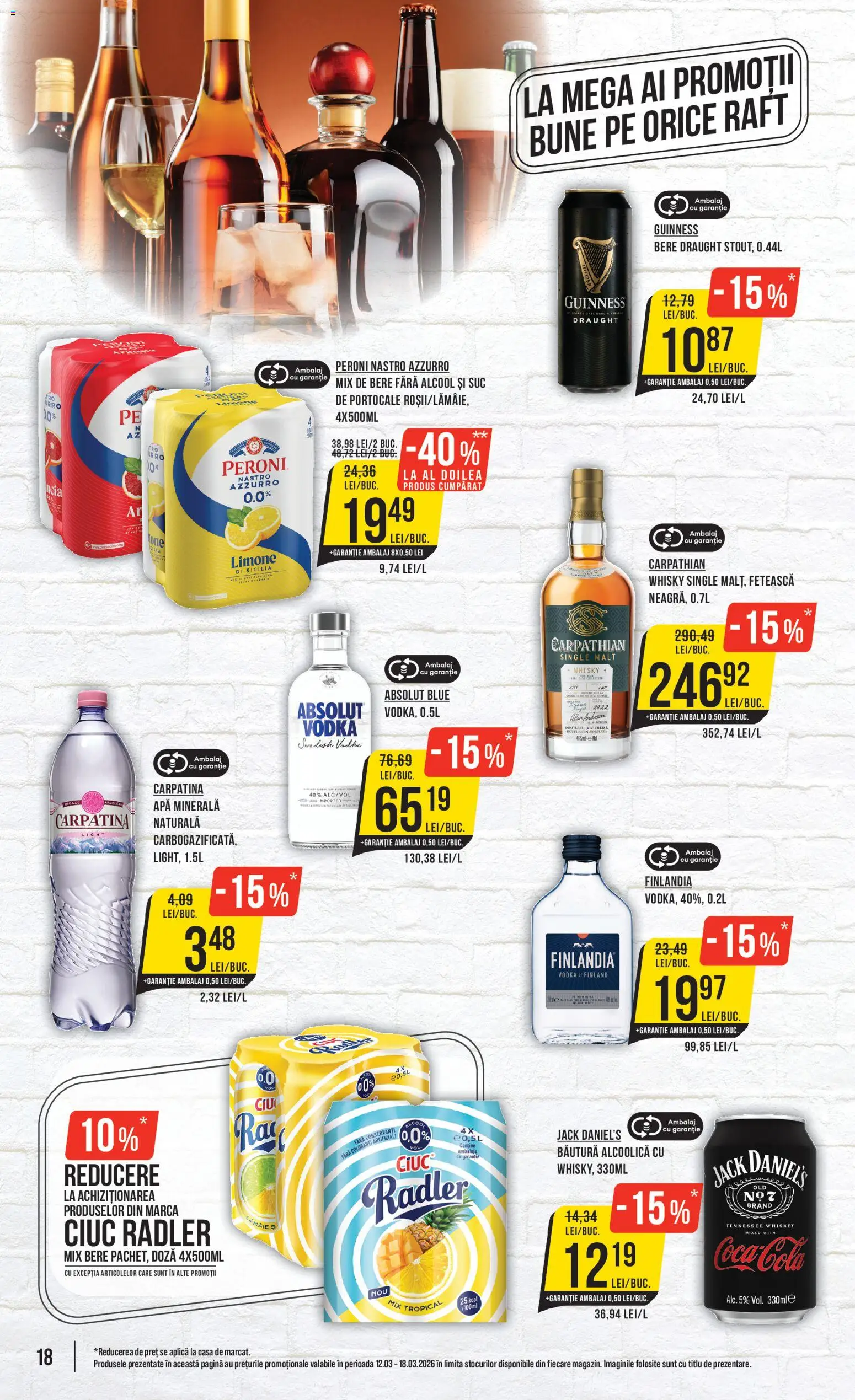 Noul catalog Mega Image – valabil de la 12.03.2026 | Pagină: 18 | Produse: Yazı tahtası kalemi, Raft, Amerikan servis, Lămâie