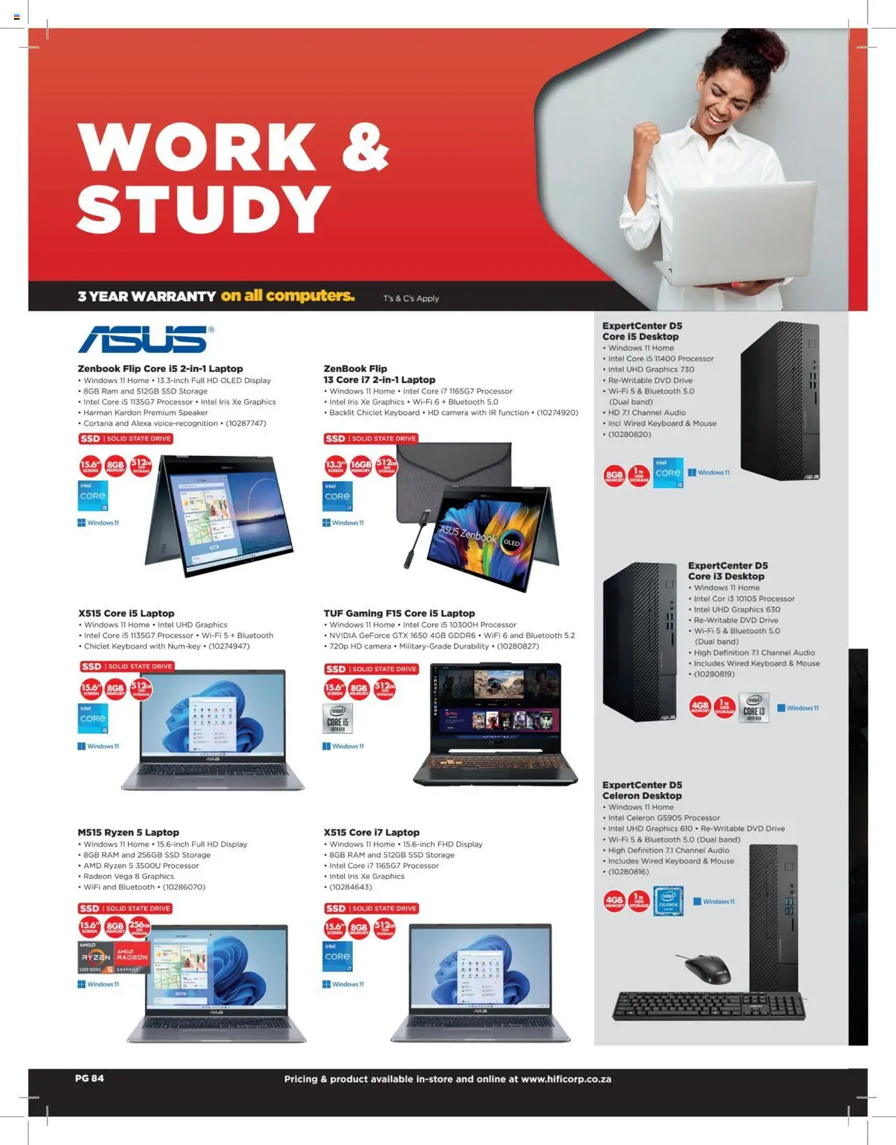 New HiFi Corp catalogue – valid from 12.02.2024 | Page: 84 | Products: Mouse, Keyboard, Speaker, Laptop
