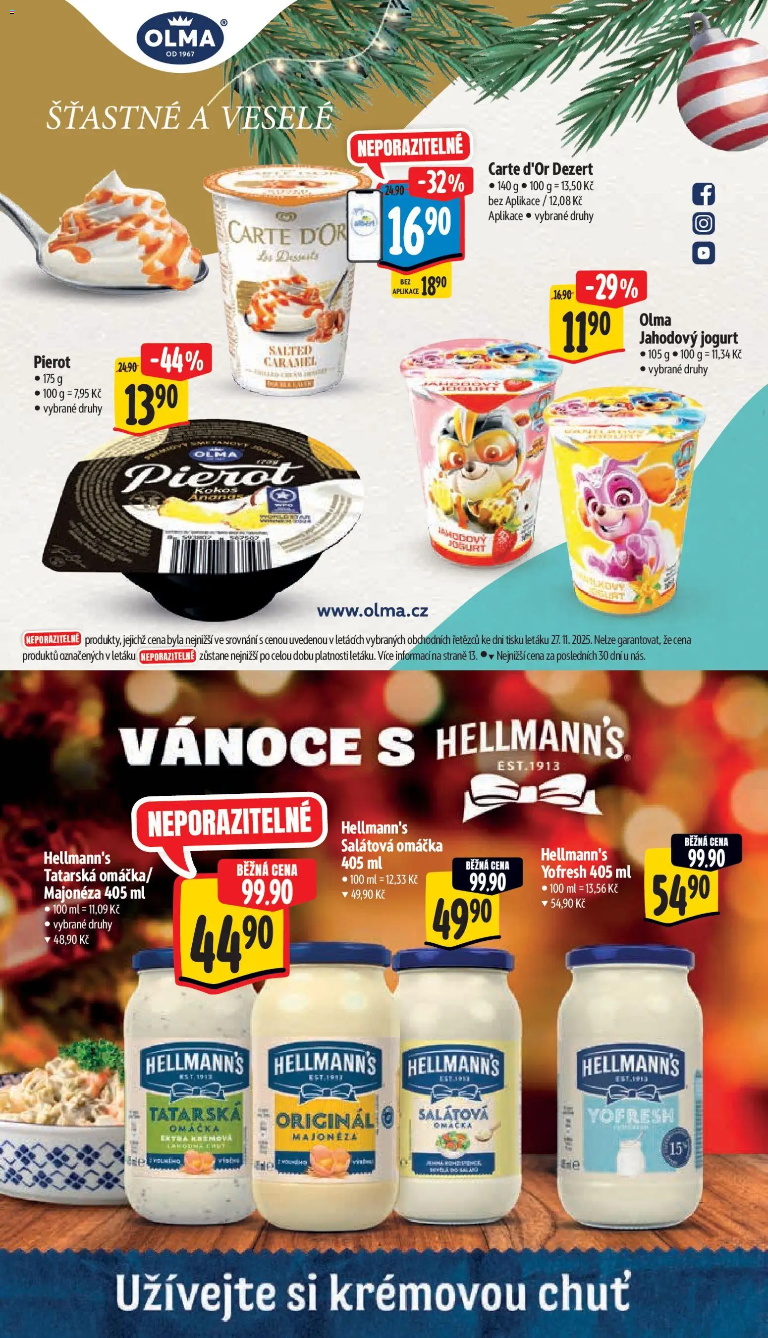 Albert leták - Supermarket od 03.12.2025 | Strana: 19 | Produkty: Jogurt, Ananas, Kokos, Carte d'or