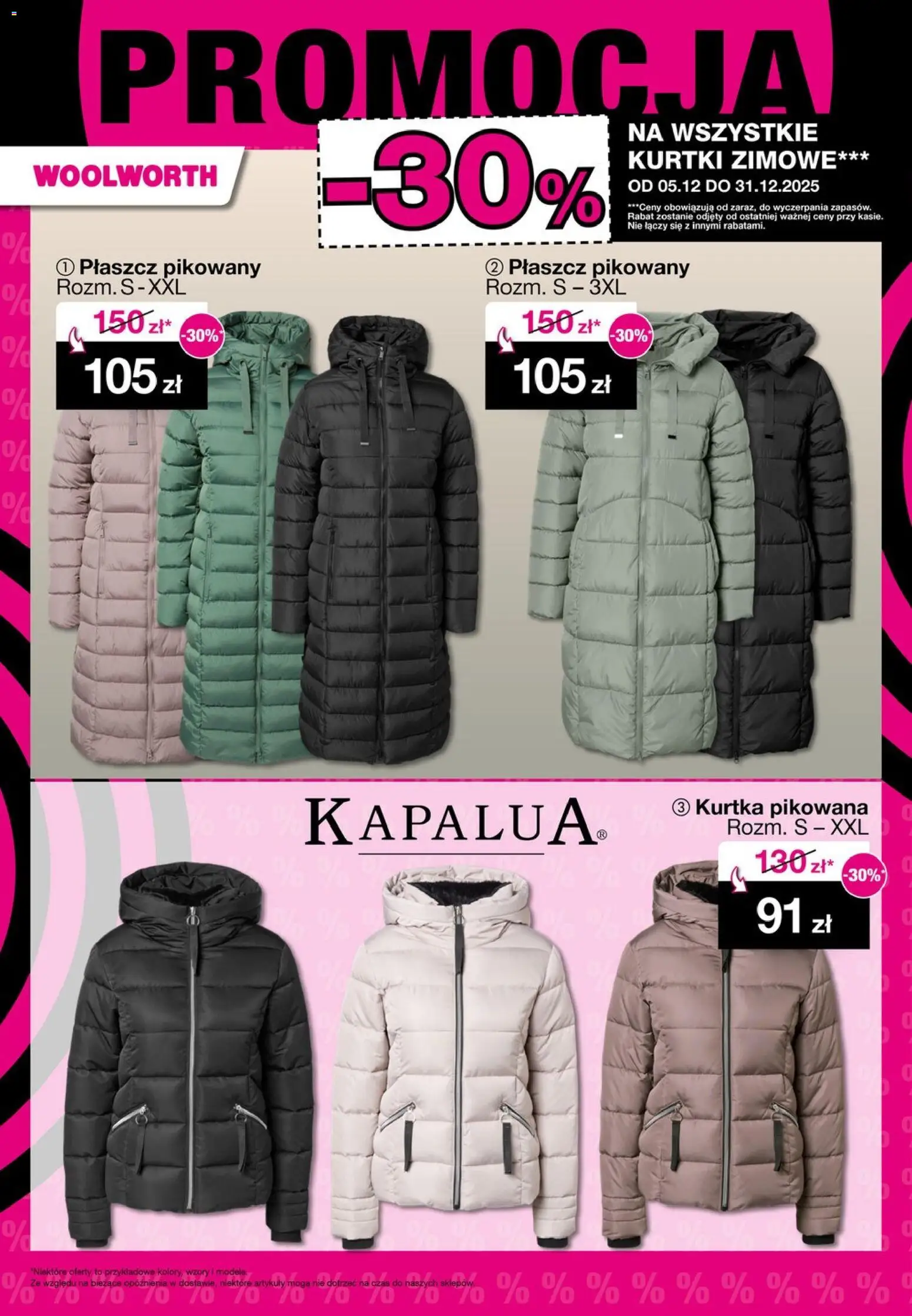 Woolworth Gazetka od 12.12.2025 | Strona: 26 | Produkty: Kurtka, Płaszcz