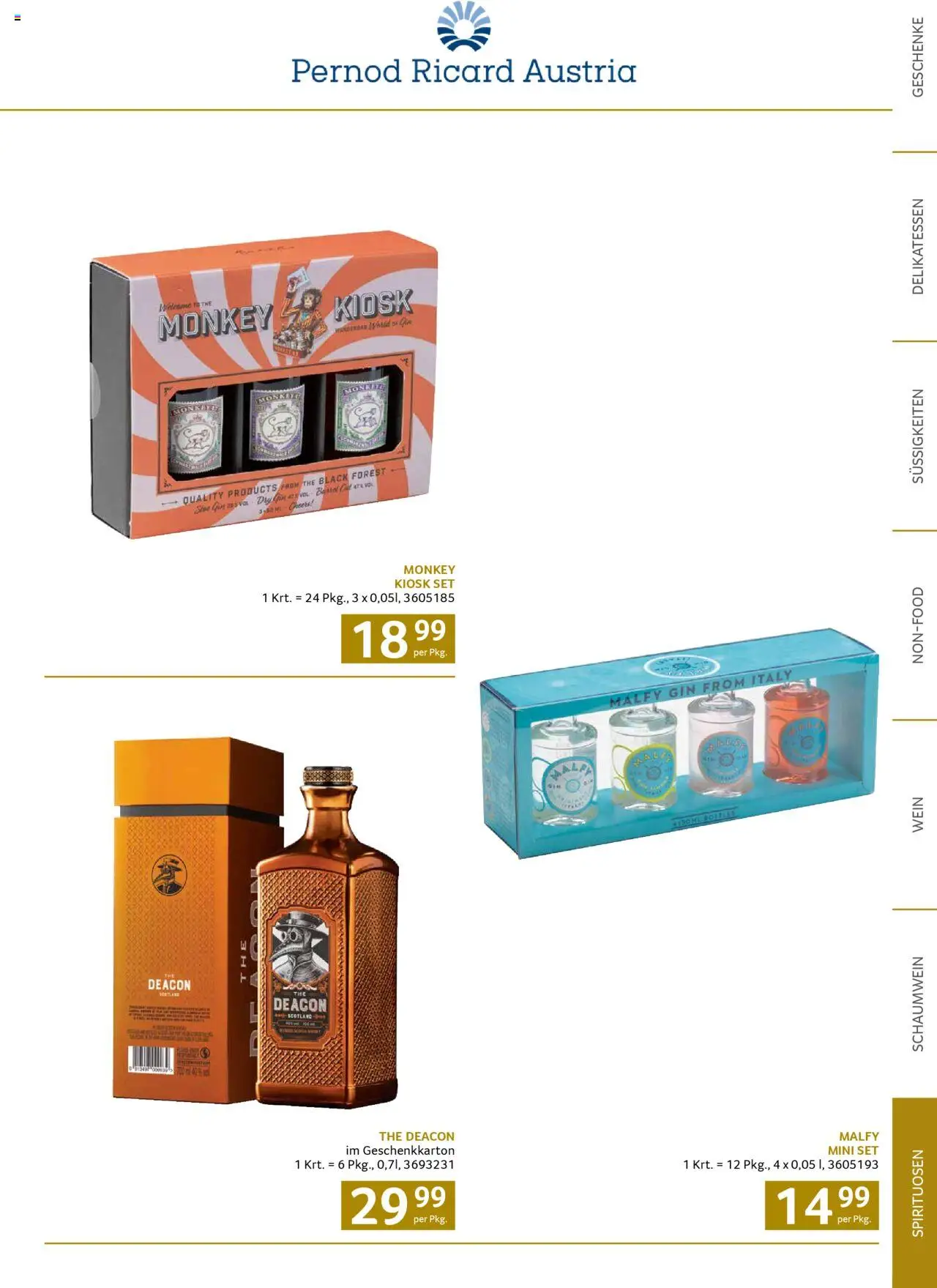 Transgourmet Weihnachtskatalog 2025 gültig ab 13.10.2025 | Seite: 65 | Produkte: Süßigkeiten, Gin, Wein