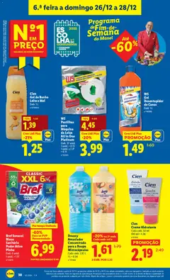 Pré-visualização Lidl folheto válido de 22.12.2025 | Página: 38 | Produtos: Gel de banho, Leite, Banho, Mel