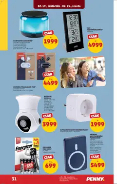 PENNY Akciós újság - amely érvényes a következő dátumtól: 19.02.2026 | Oldal: 35