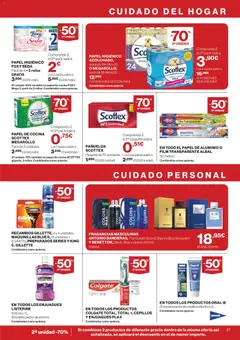Vista previa Hipercor catálogo válido desde el 12.03.2026 | Página: 27 | Productos: Papel higienico, Cocina