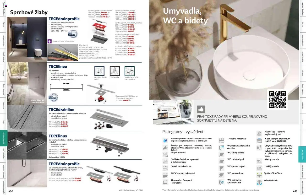 Siko koupelny katalog Koupelny 2025/2026 od 14.10.2025 | Strana: 212 | Produkty: Sítko, Umyvadlo, Wc