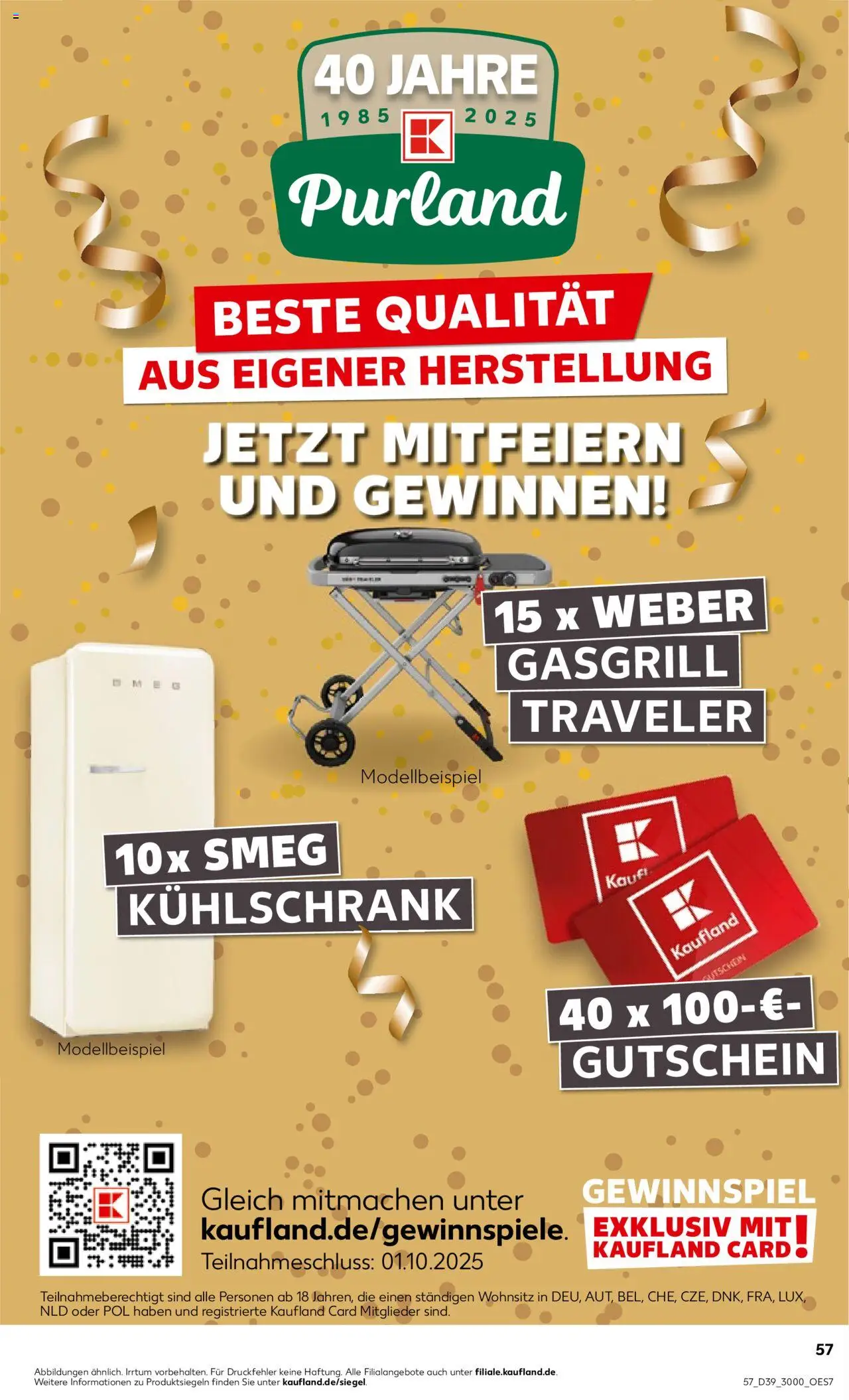 Kaufland Prospekt 	 – gültig ab 25.09.2025 | Seite: 57 | Produkte: Grill, Kühlschrank