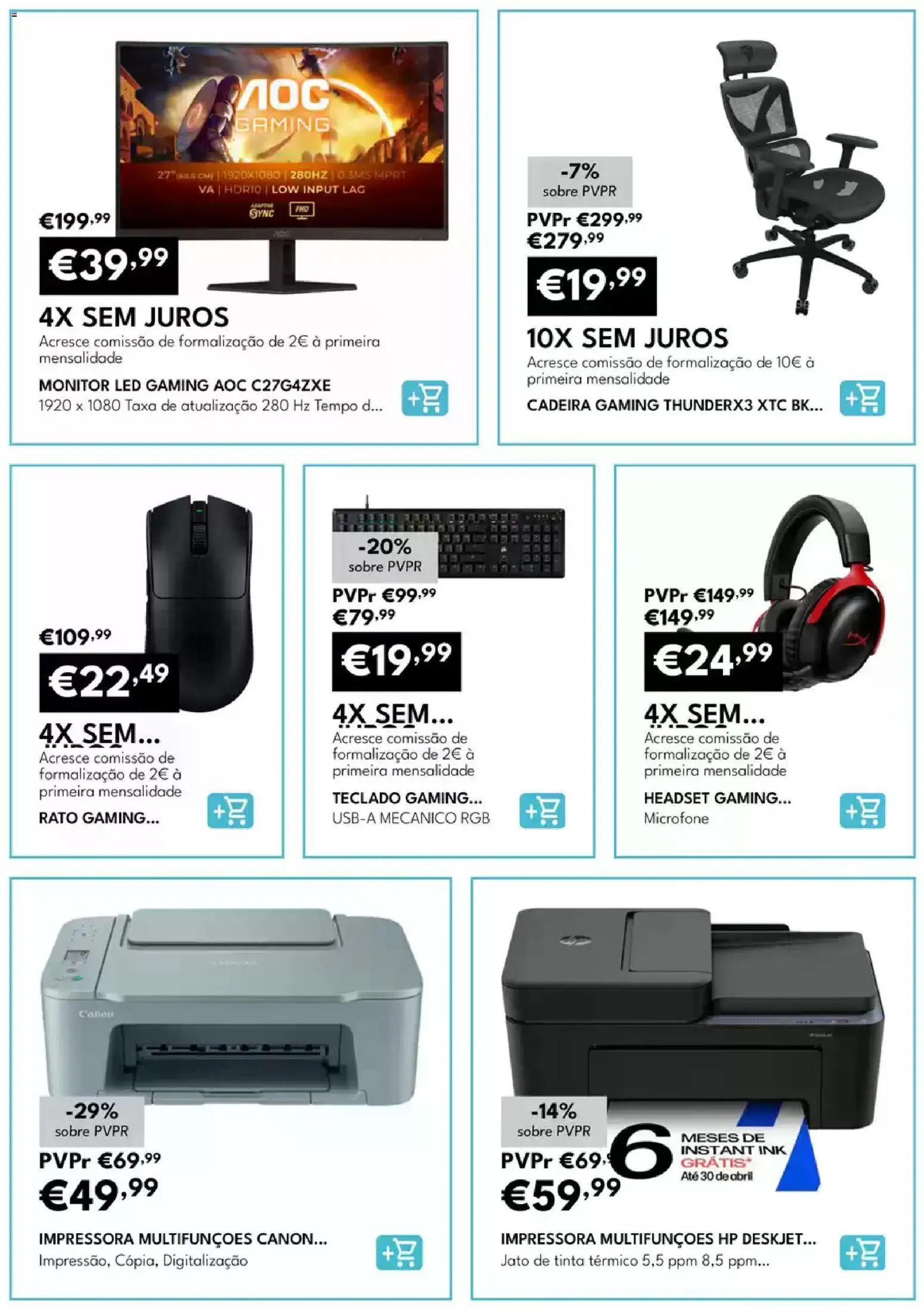 Radio Popular folheto │ válido de 03.02.2026 | Página: 16 | Produtos: Monitor, Impressora, Teclado, Headset