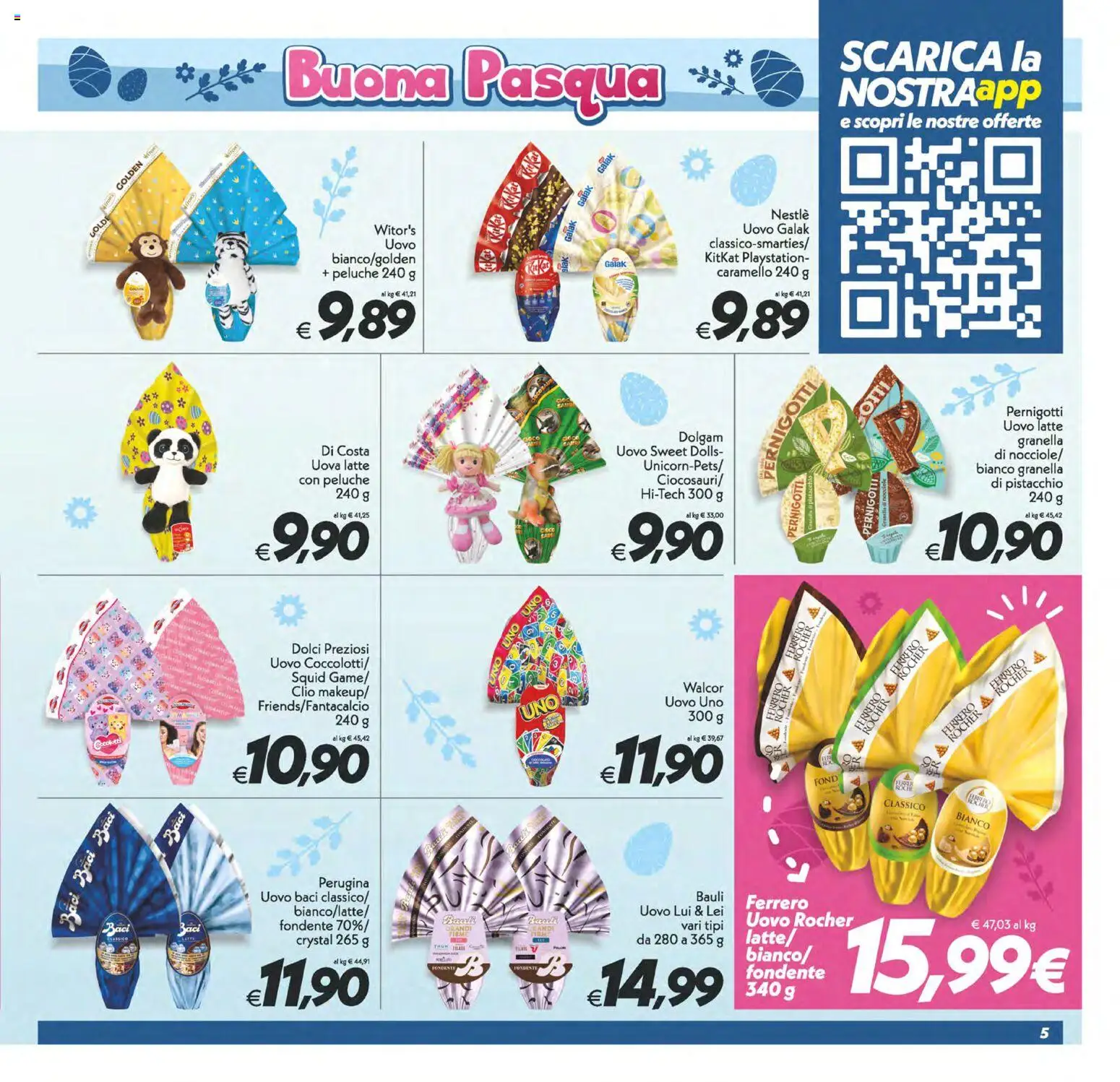 Volantino SuperConveniente del 27.03.2026 | Pagina: 5 | Prodotti: Peluche, Uova, Nocciole, Playstation