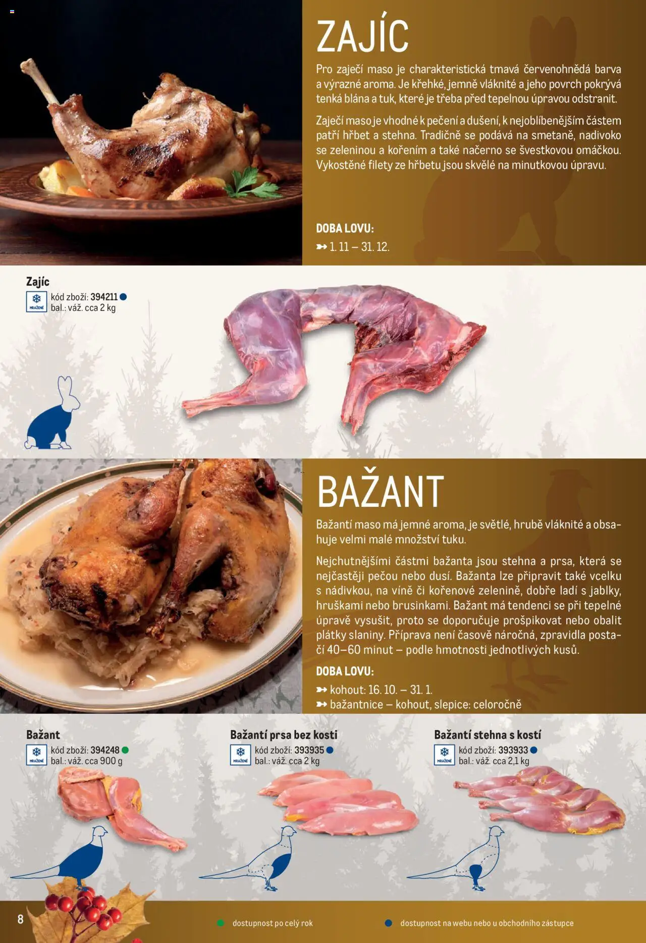 Makro leták - Zvěřina od 25.11.2024 | Strana: 8 | Produkty: Maso