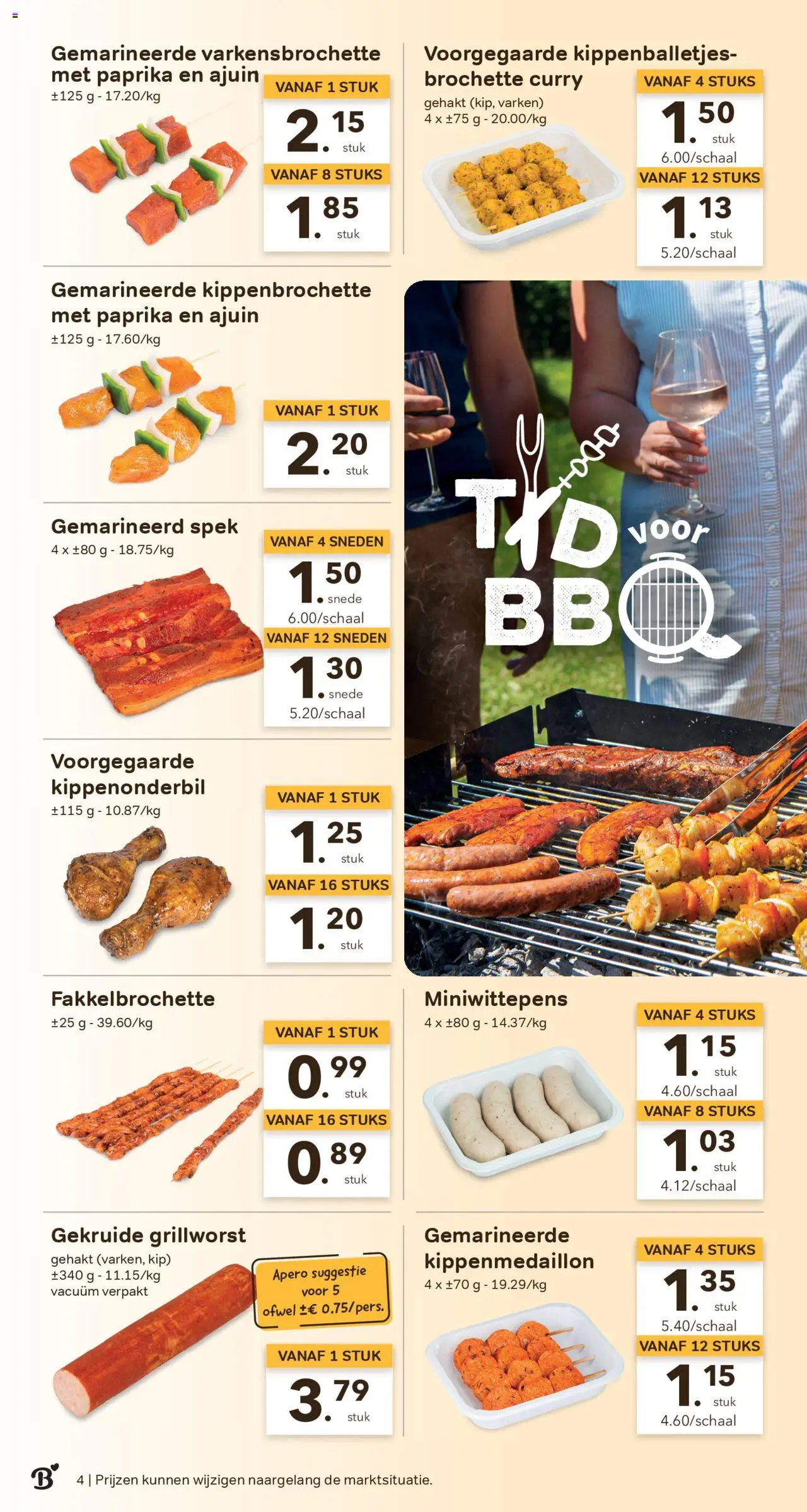  | Pagina: 4 | Producten: Gehakt, Kip