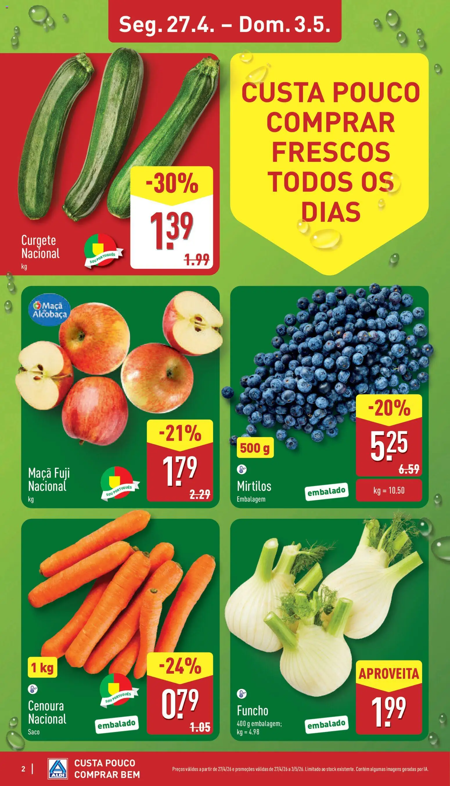 Aldi folheto | 27/04/2026 |  🎉 Como obter um desconto limitado? Poupe ainda hoje! | Portugal
