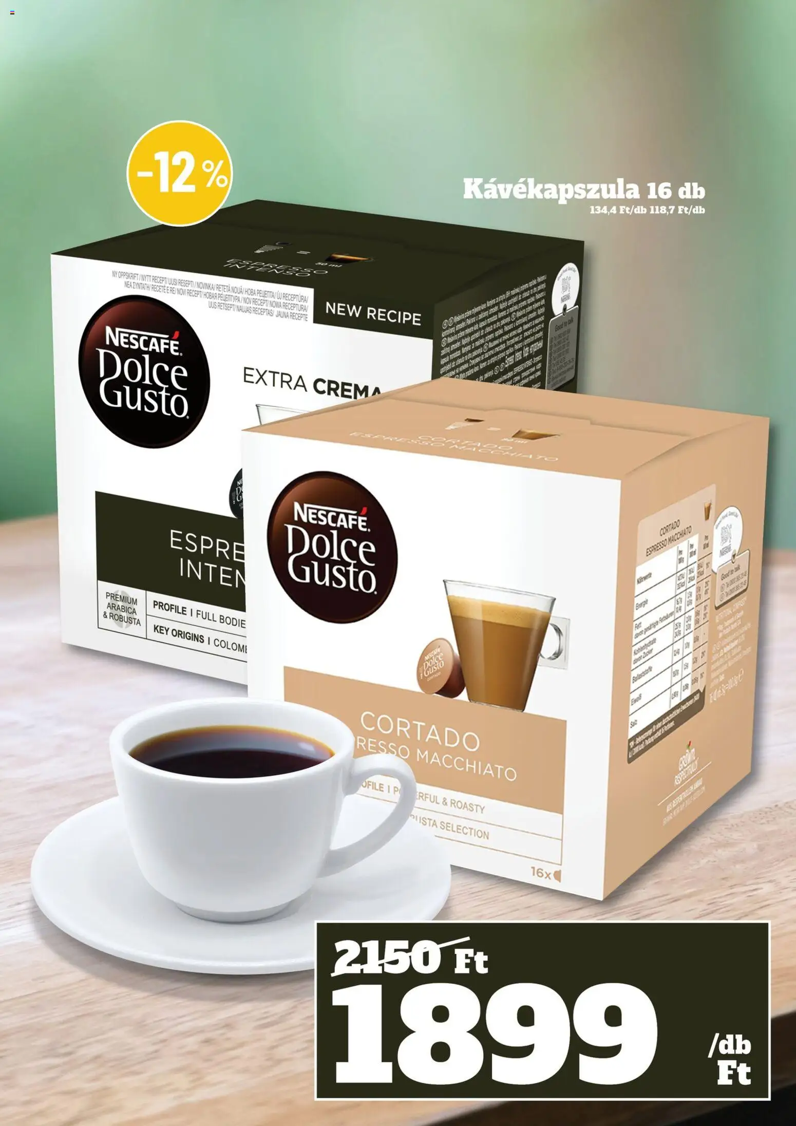 Family Diszkont akciós ujság - amely érvényes a következő dátumtól: 09.04.2026 | Oldal: 17 | Termékek: Dolce Gusto, Nescafé, Kávékapszula