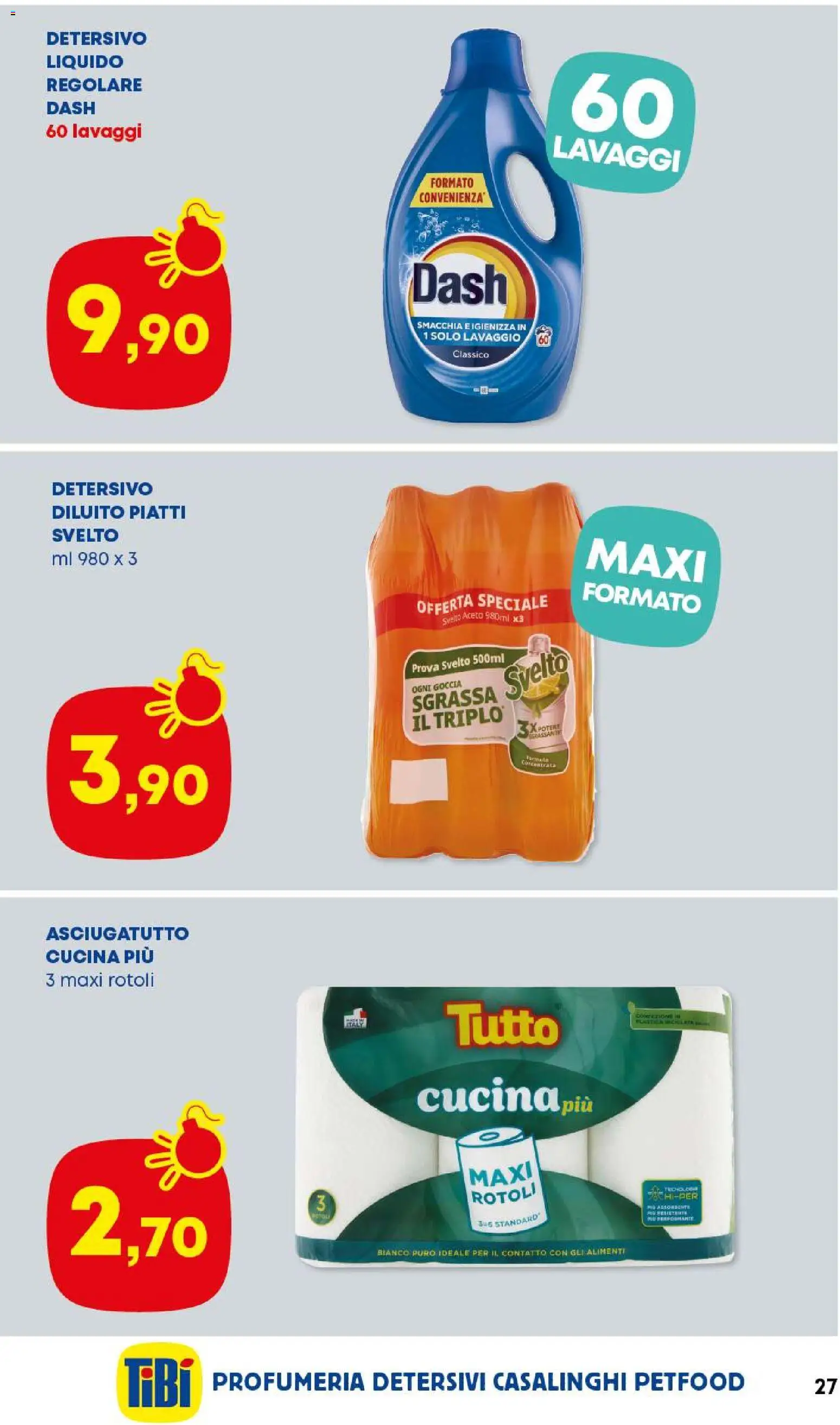 Volantino Panorama del 18.12.2025 | Pagina: 27 | Prodotti: Aceto, Asciugatutto