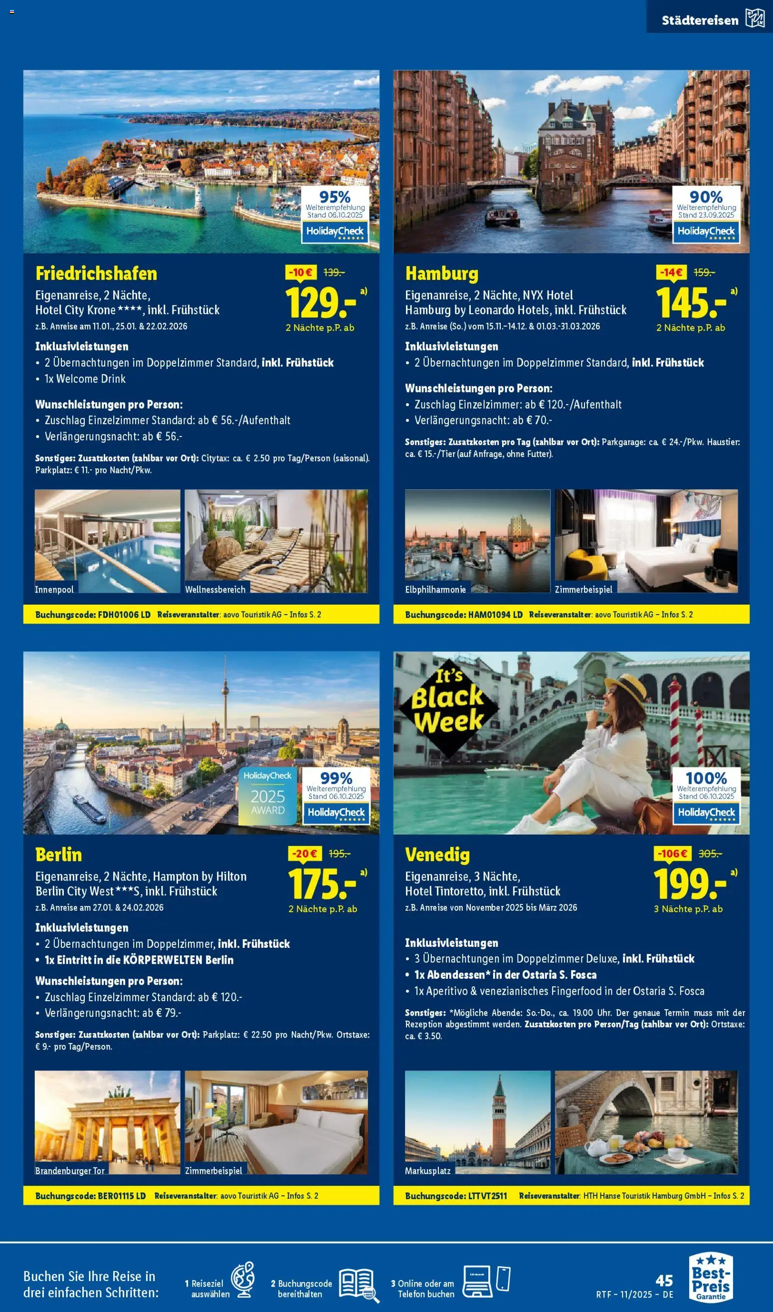 Lidl Reisen - Black Friday – gültig ab 12.11.2025 | Seite: 45 | Produkte: Telefon