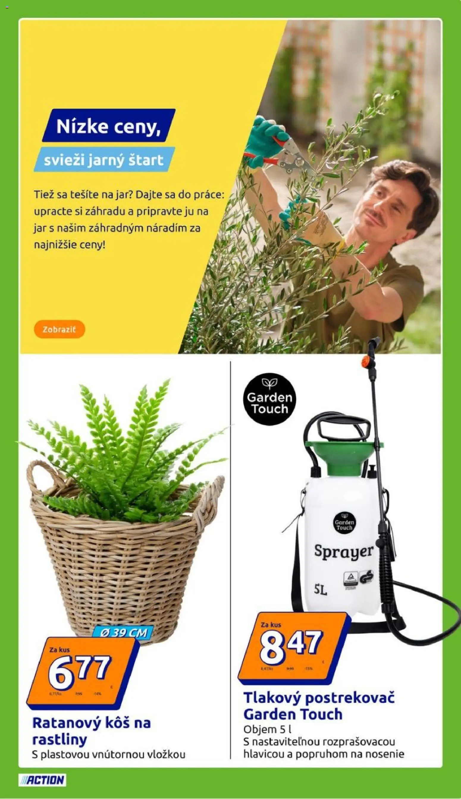 Nové Action akcie – leták je platný od 11.03.2026 | Strana: 21 | Produkty: Kôš, Jar