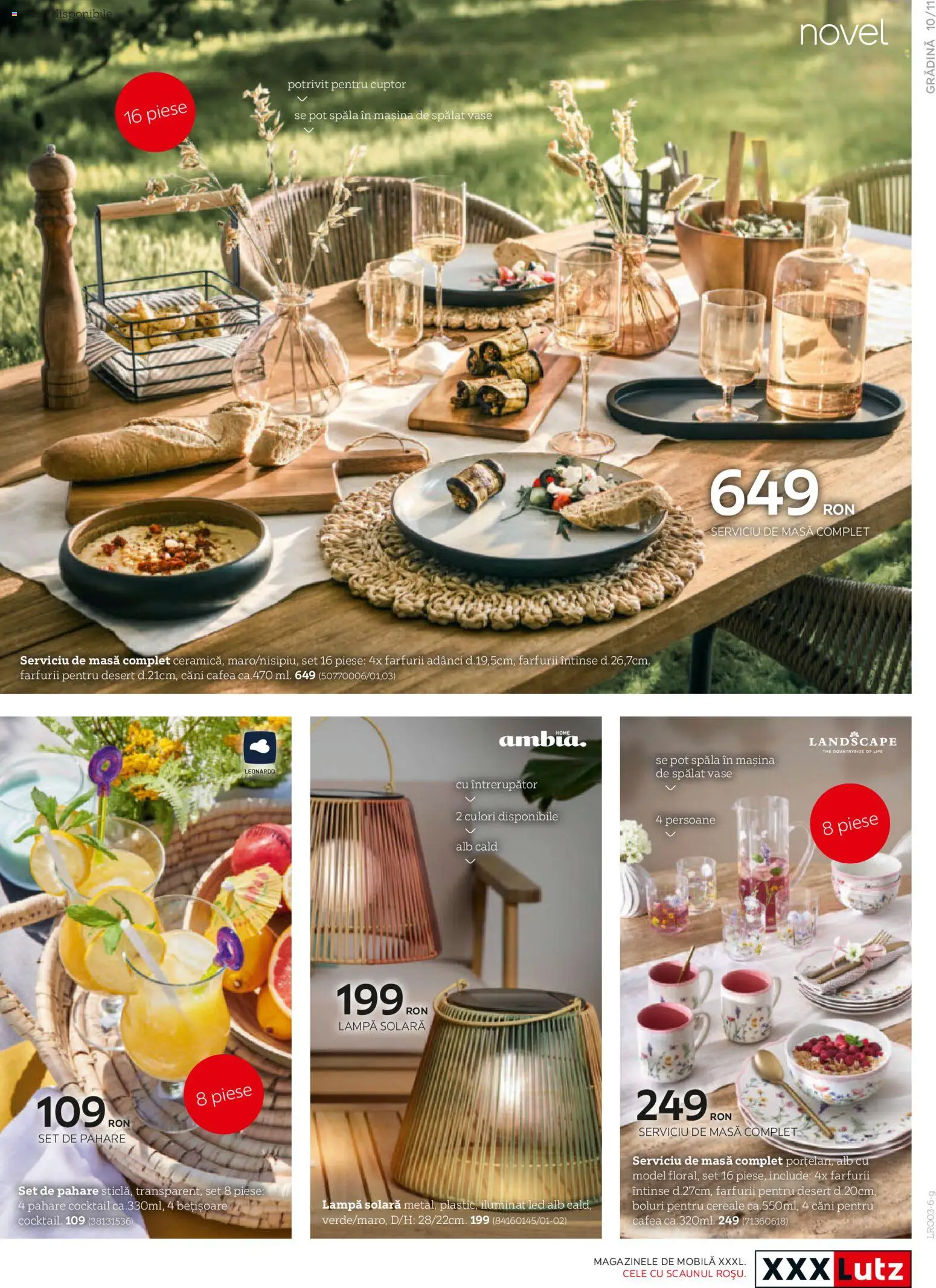 Noul catalog XXXLutz – valabil de la 09.03.2026 | Pagină: 11 | Produse: Cuptor, Masă, Babak, Cafea