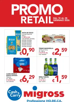 Anteprima del volantino Migross Promozione Retail catalogo valido a partire dal 15.01.2026