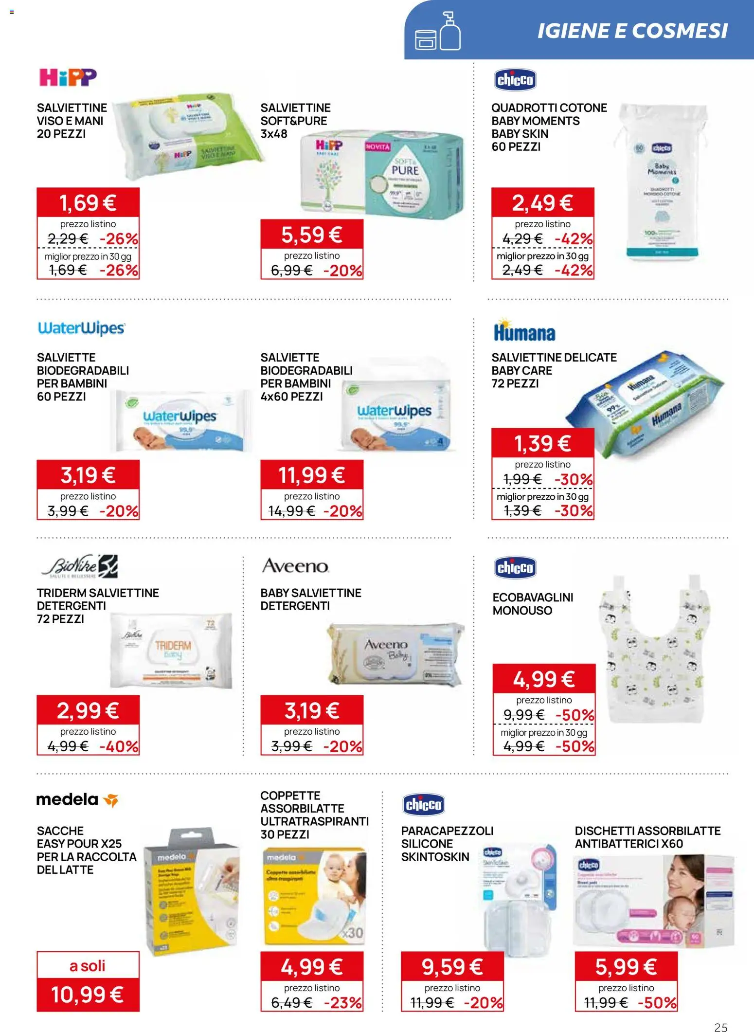 Volantino Prenatal del 17.04.2026 | Pagina: 25 | Prodotti: Latte, Silicone